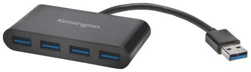 Kensington K39121EU USB 3.0 4-Port Hub for Windows and Mac