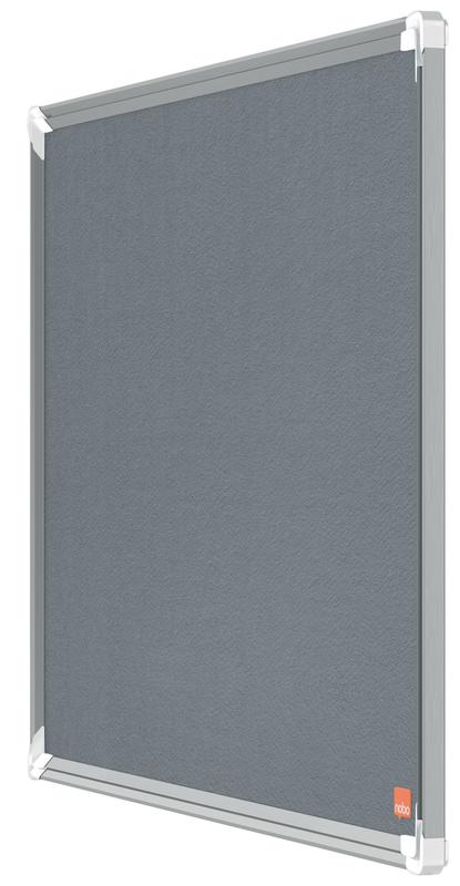 Nobo Grey 1915194 Premium Plus Felt Notice Board 600X450mm