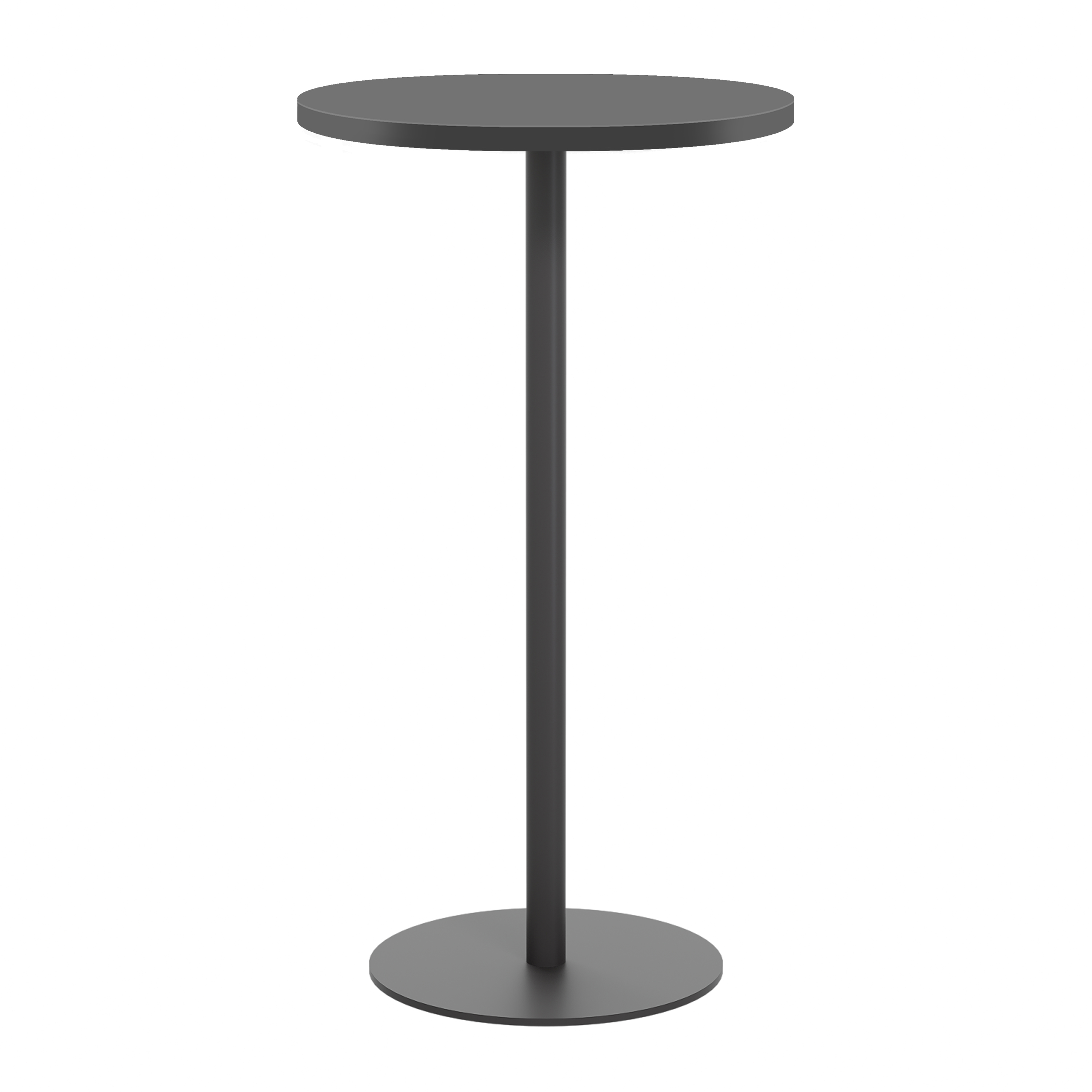 Contract Table High | 600mm | Black/Black