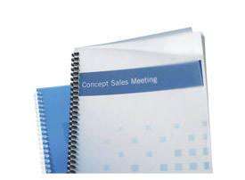GBC PolyClearView Binding Covers - 350 mic 100pk