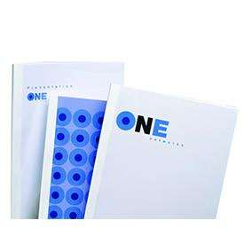 GBC Clear Silk White Thermal Binding Covers