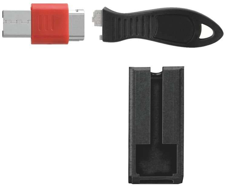 Kensington K67915WW USB Port Lock with Security Guard