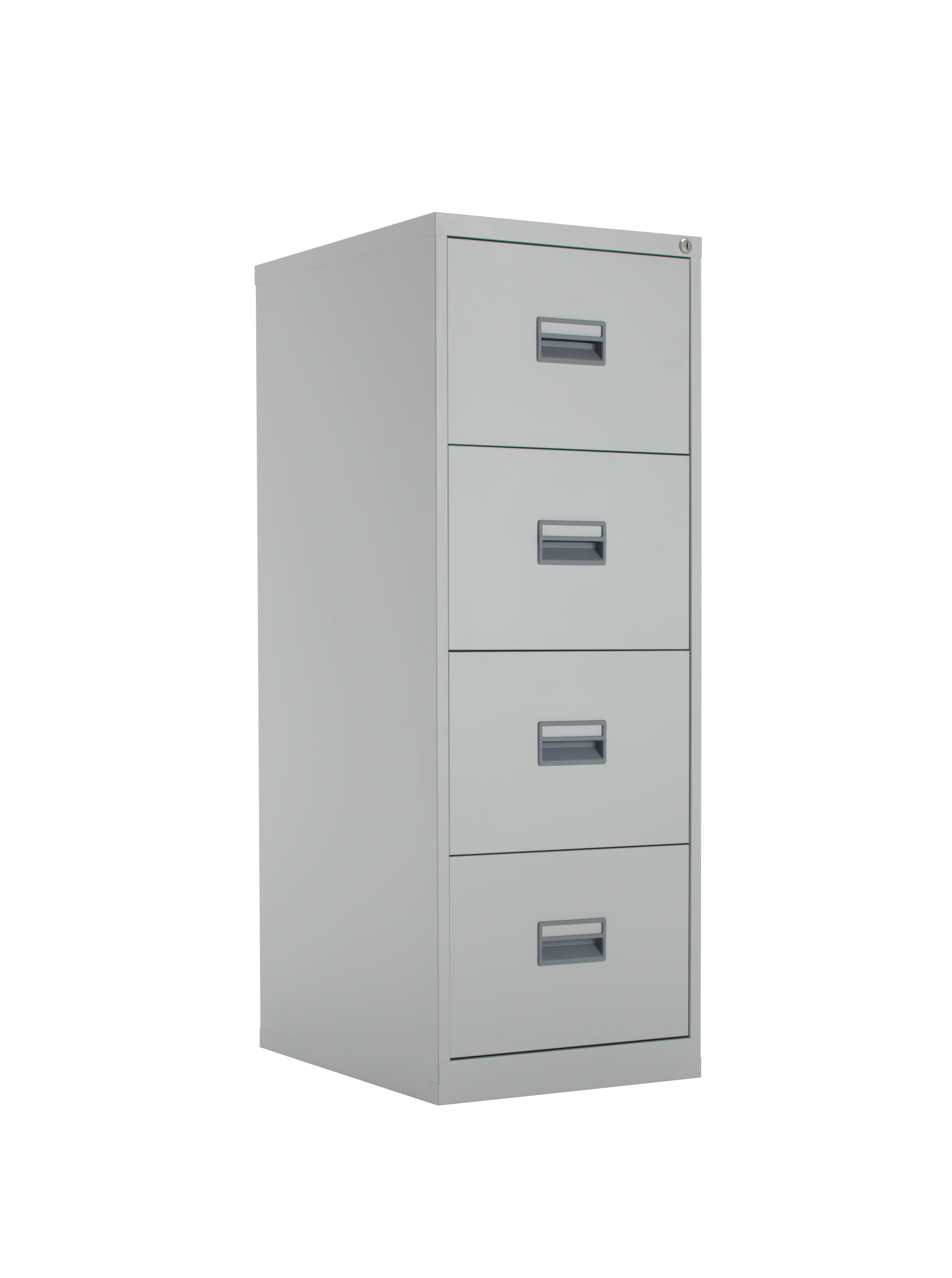 TC Steel 4 Drawer Filing Cabinet | Grey