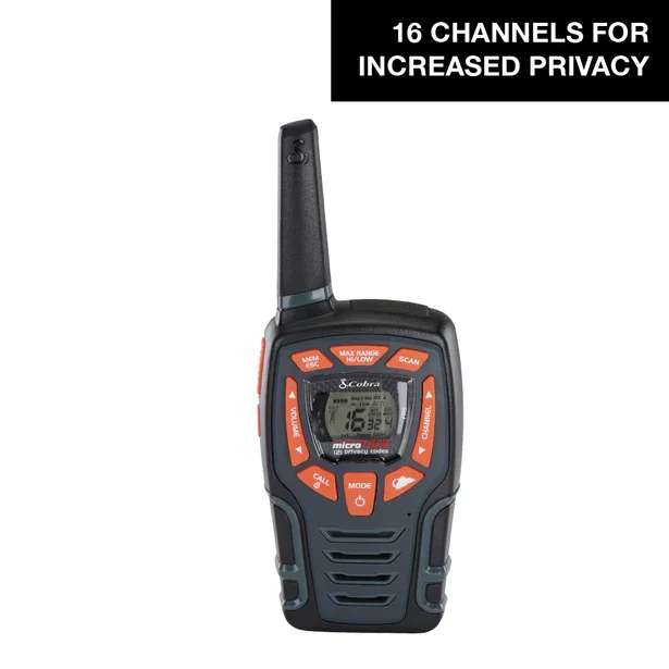 Cobra AM855 10km 2-Way Adventure PMR Radio 1 Pair