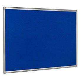 Bi-Office Earth-It Blue Felt Noticeboard Alu Frme 1200x900