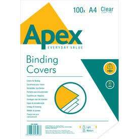 Apex Clear PVC Binding Covers - Light Weight 100pk