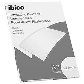 Ibico Basics Gloss Laminating Pouches Medium