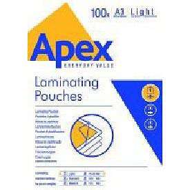 Apex Standard Pouches - A3 Medium Duty 100pk