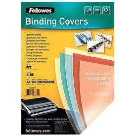 Fellowes Clear 150 Micron PVC Covers - A4 240 mic 100pk