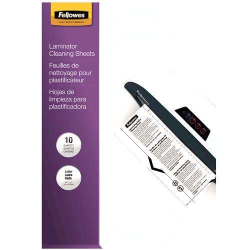 Fellowes 5320604 A4 Laminator Cleaning Sheets 10 pack
