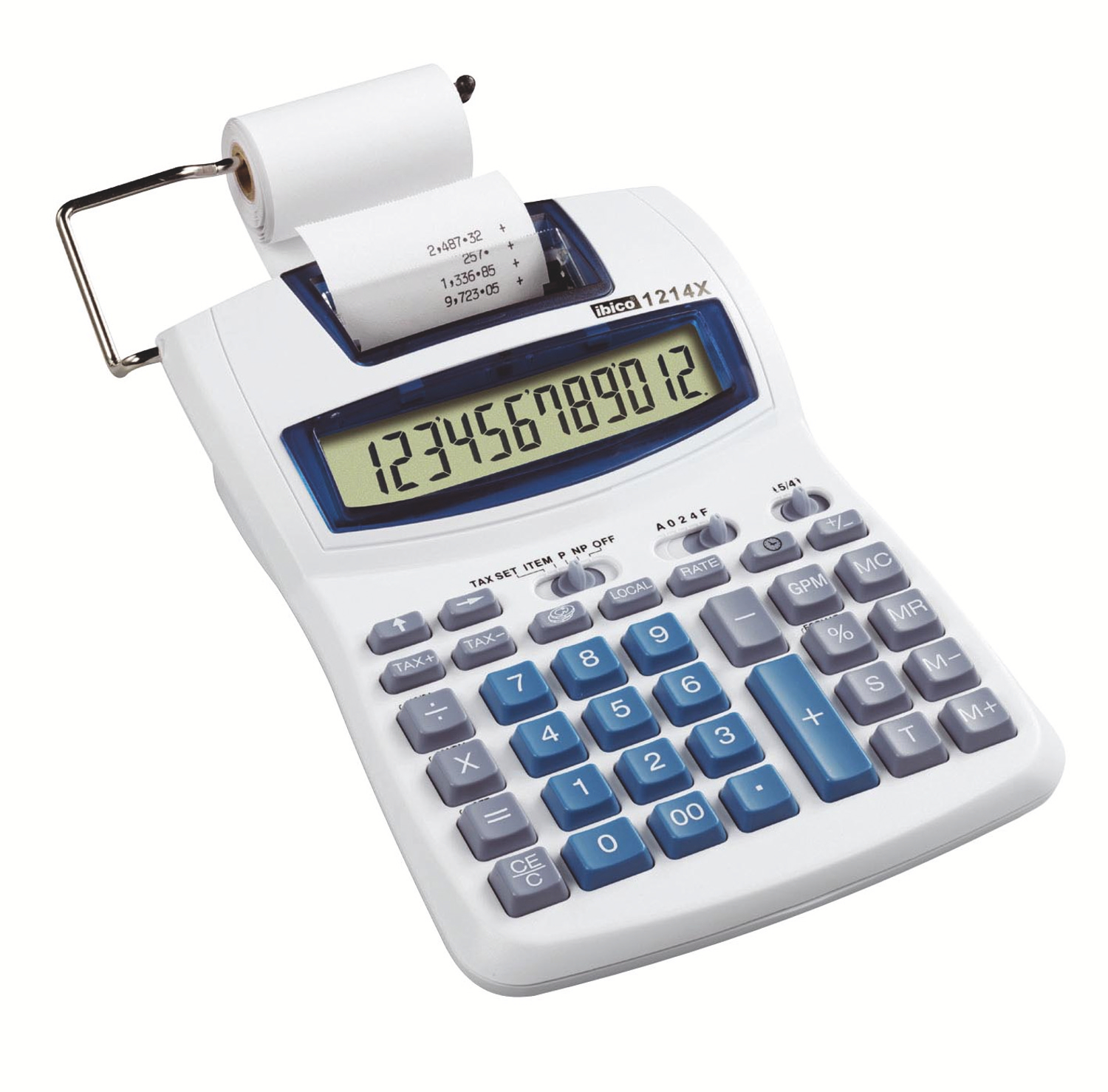 Ibico Black/Red 1214X Print Calculator