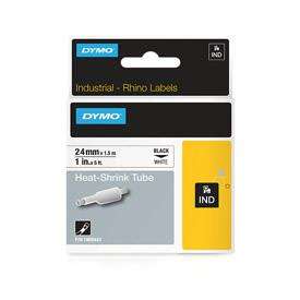 Dymo 1805443 24mm White Heat Shrink Tube