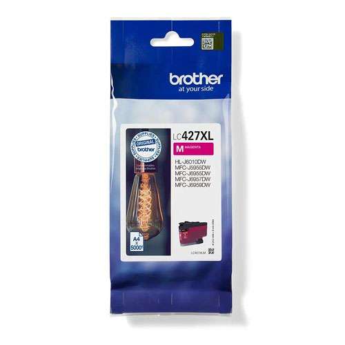 Brother LC427XLM 5000 Page High Yield Magenta Ink Cartridge