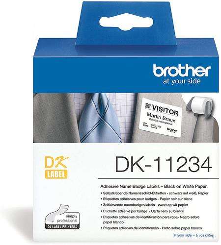 Brother DK11234 Visitor Badge Label Roll