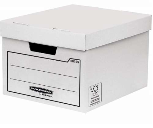 Fellowes General Storage Box White pack of 10