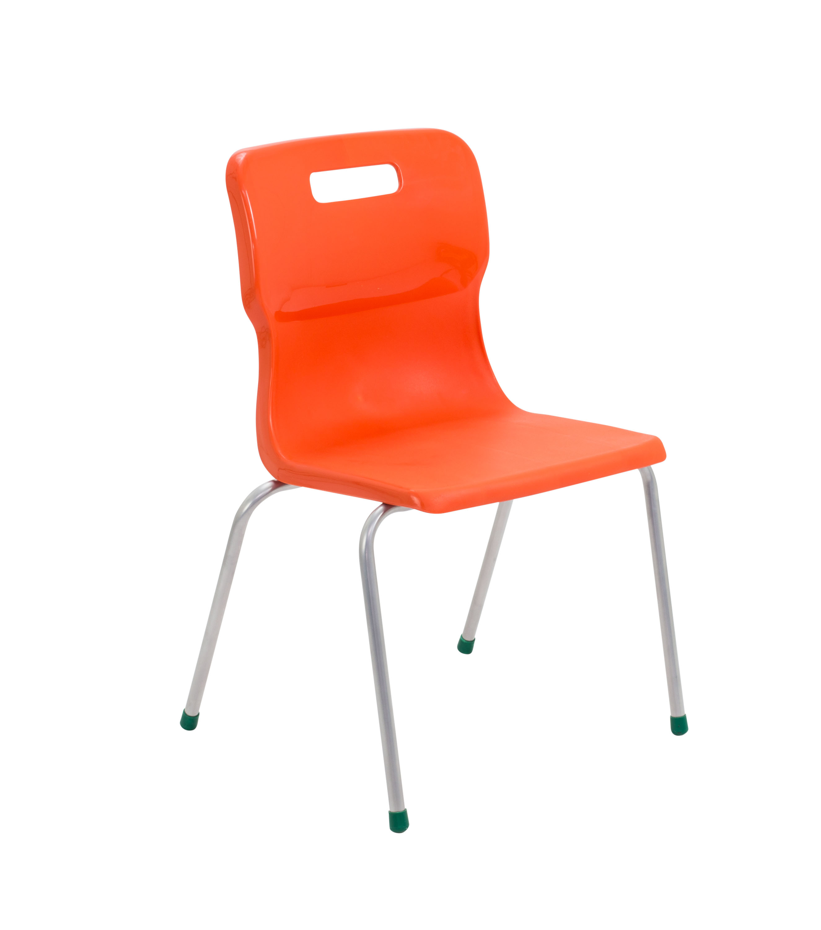 Titan 4 Leg Chair | Size 5 | Age 11-14 | Orange
