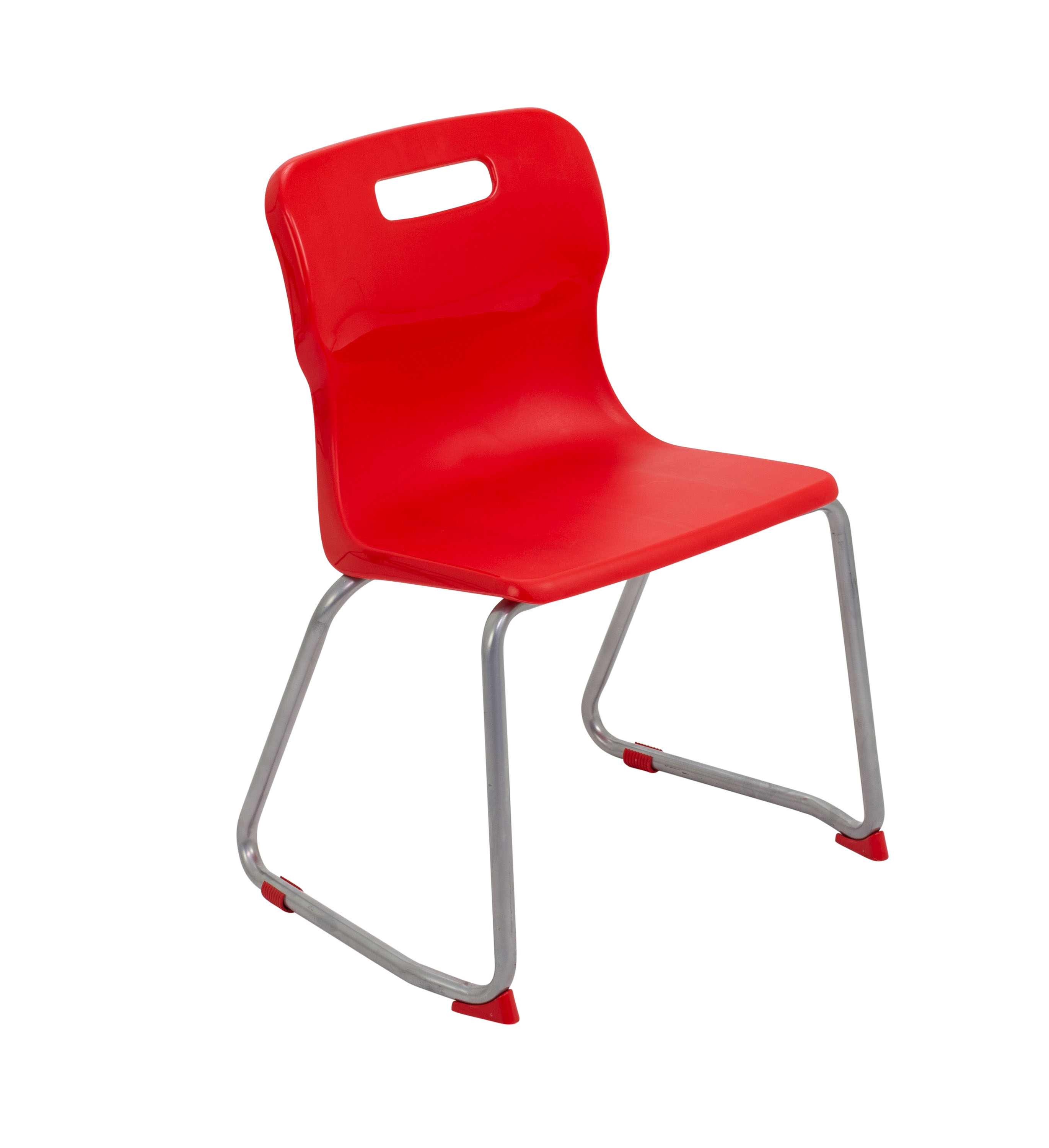 Titan Skid Base Chair | Size 4 | Age 8-11 | Red