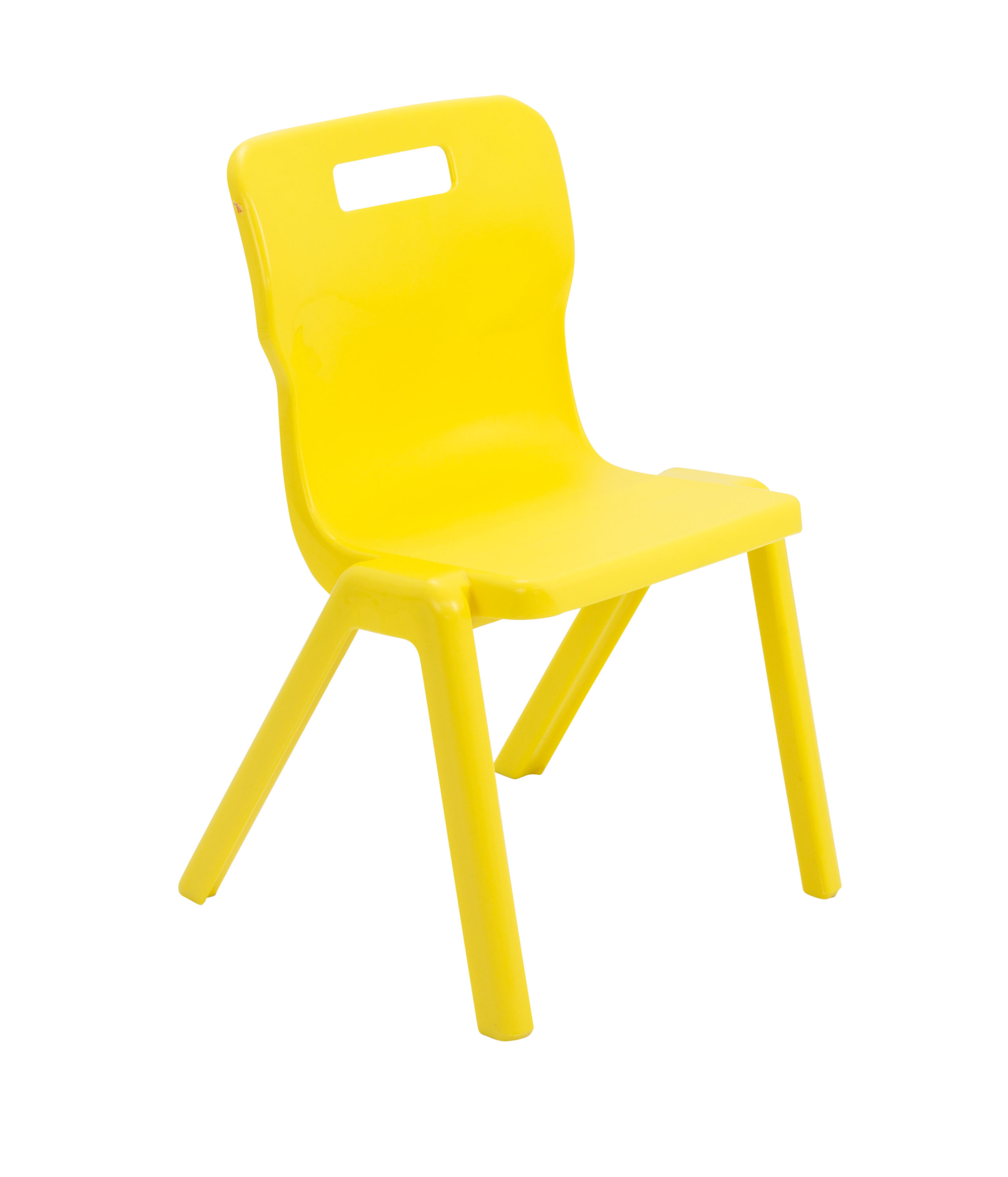 Titan One Piece Chair | Size 4 | Age 8-11 | Yellow