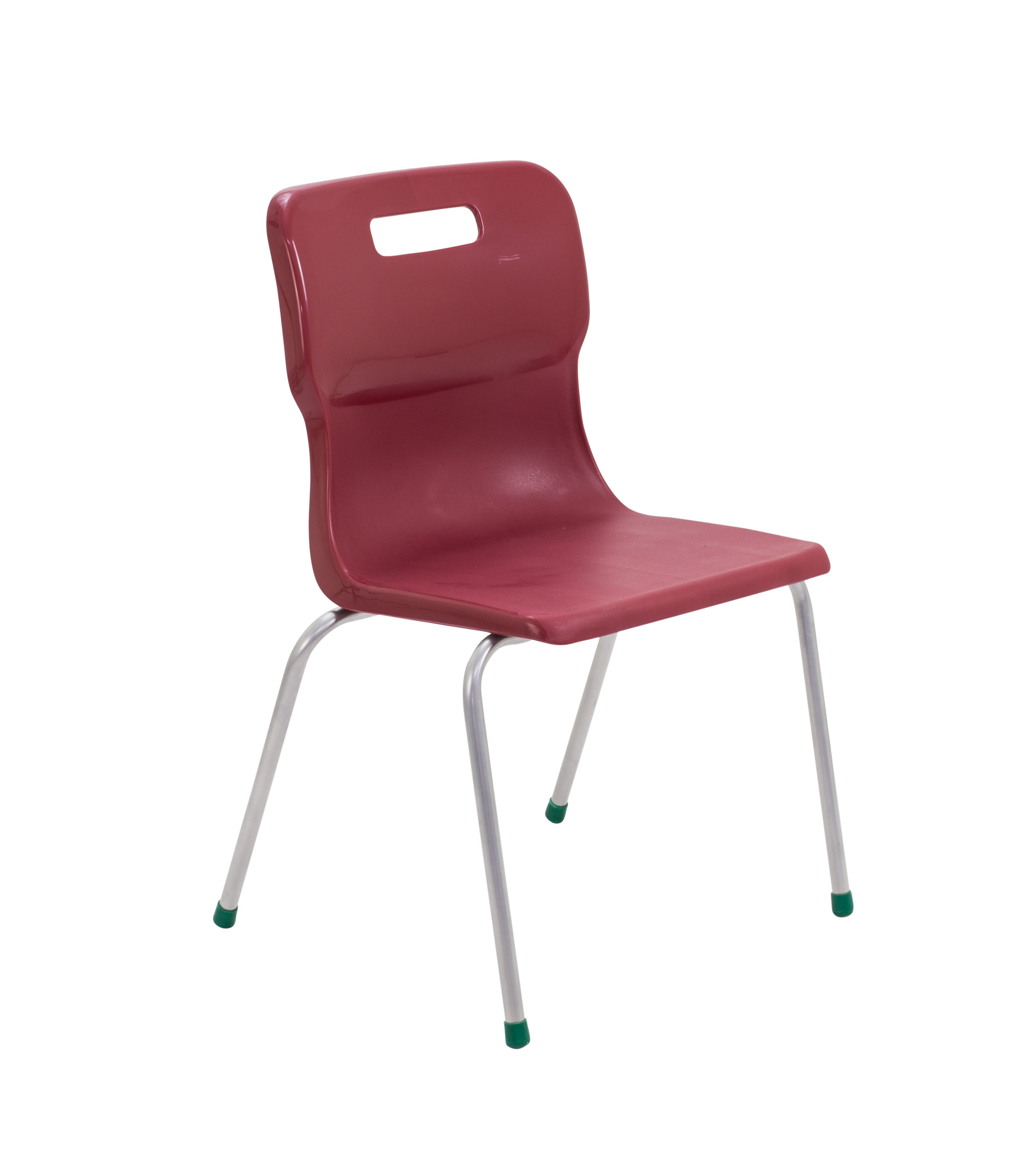 Titan 4 Leg Chair | Size 5 | Age 11-14 | Burgundy