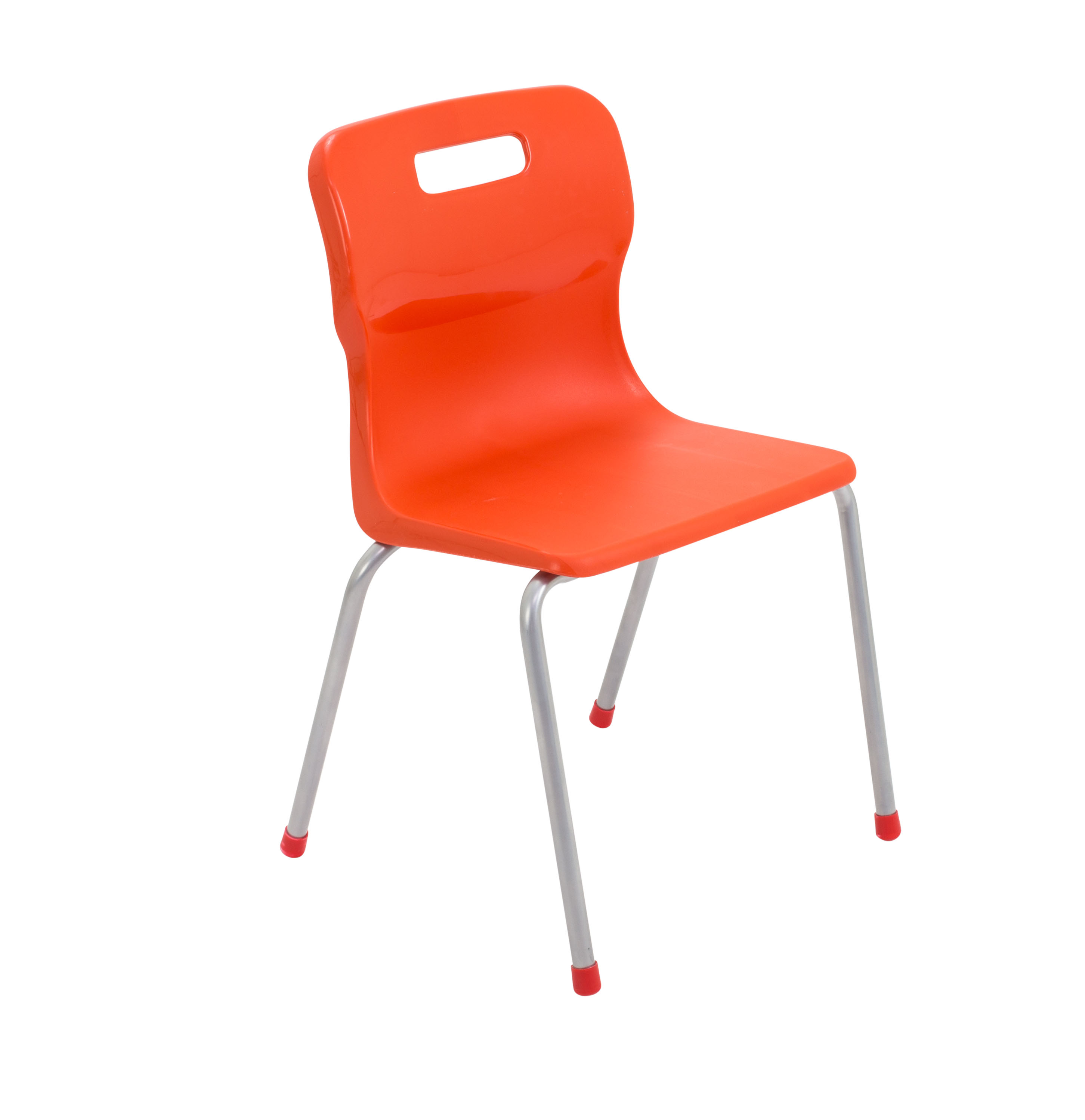 Titan 4 Leg Chair | Size 4 | Age 8-11 | Orange