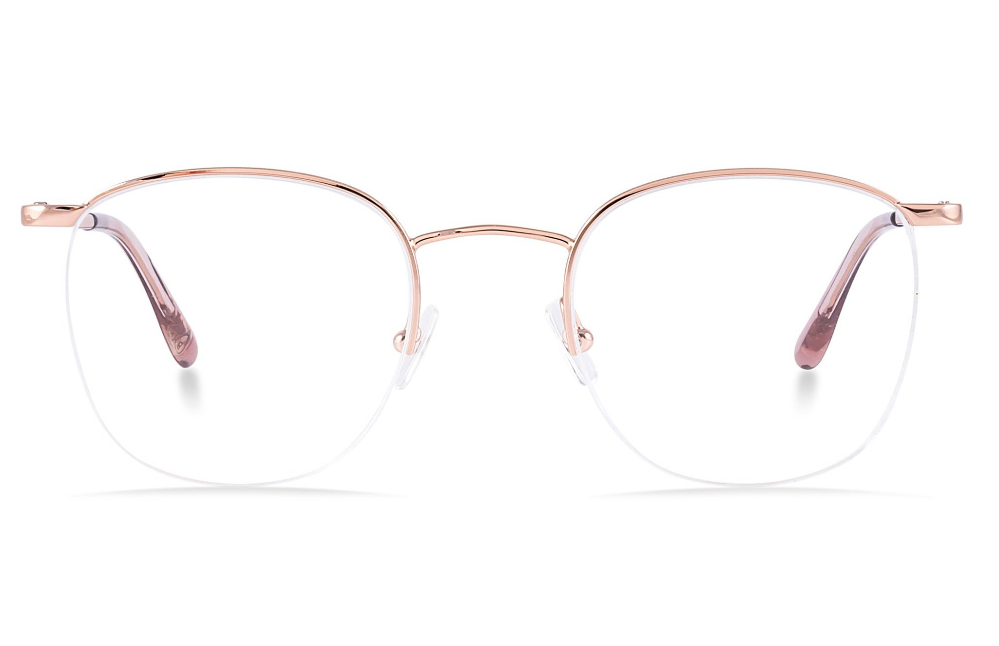 Semi frame glasses sales
