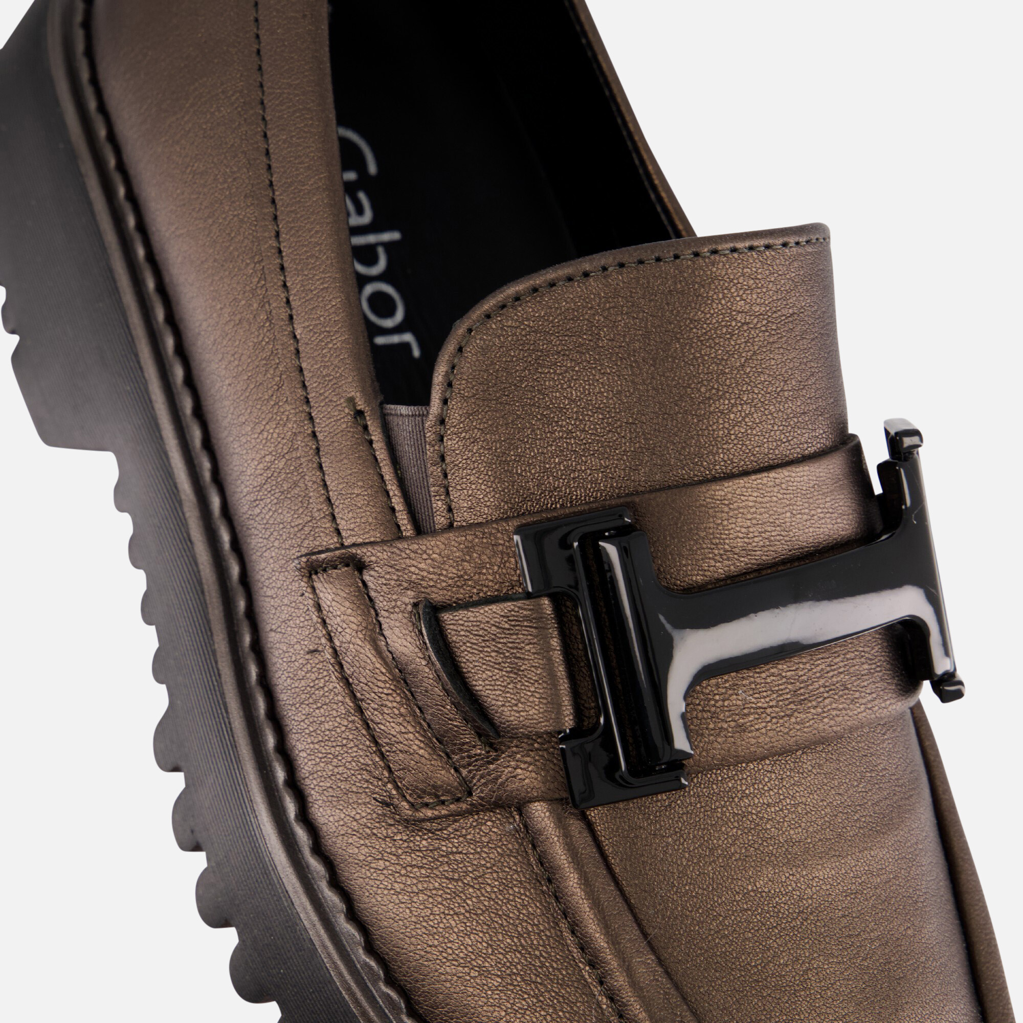 Gabor Loafers brons Leer afbeelding 4