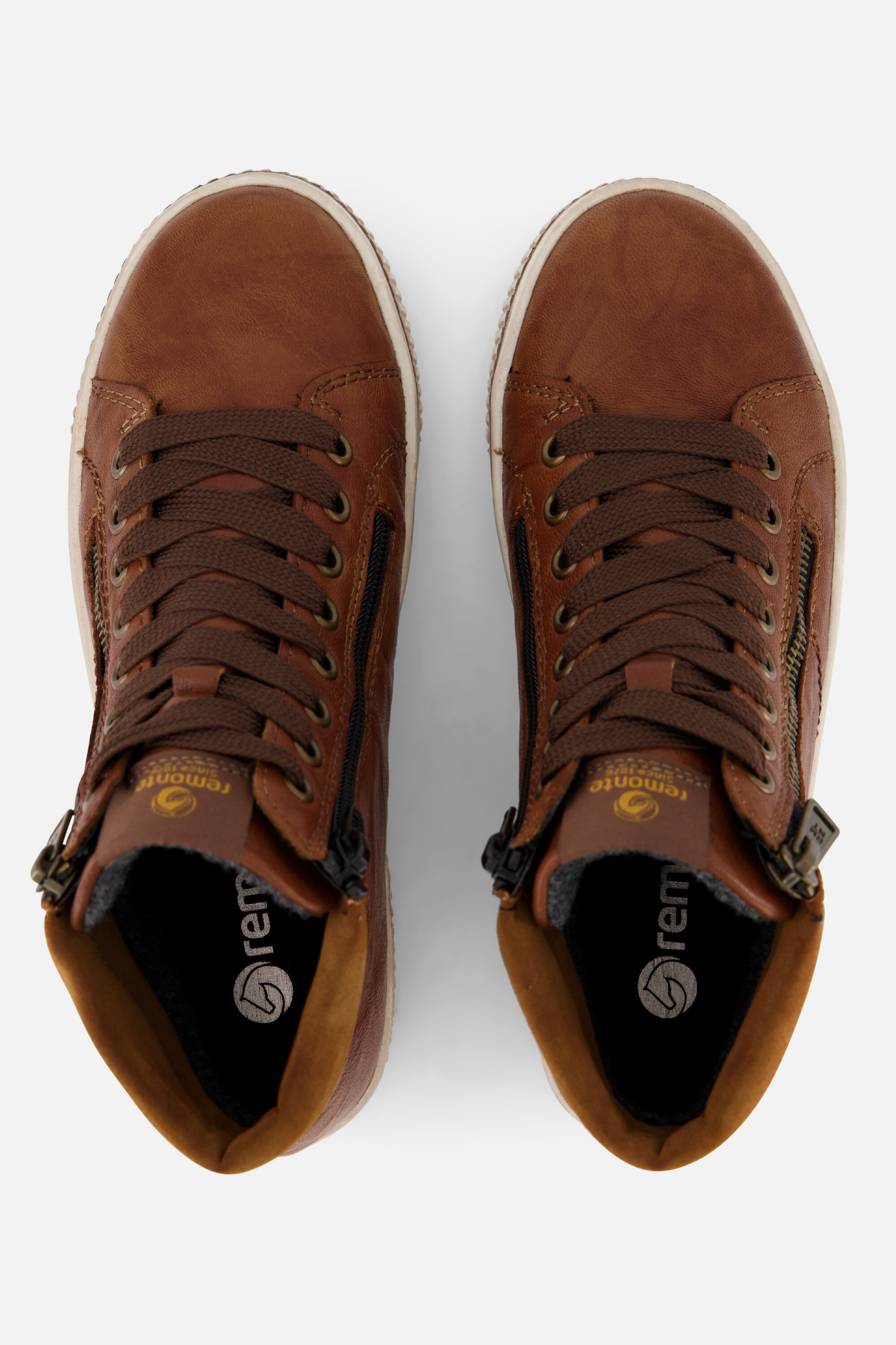 Remonte Veterboots cognac Leer afbeelding 3