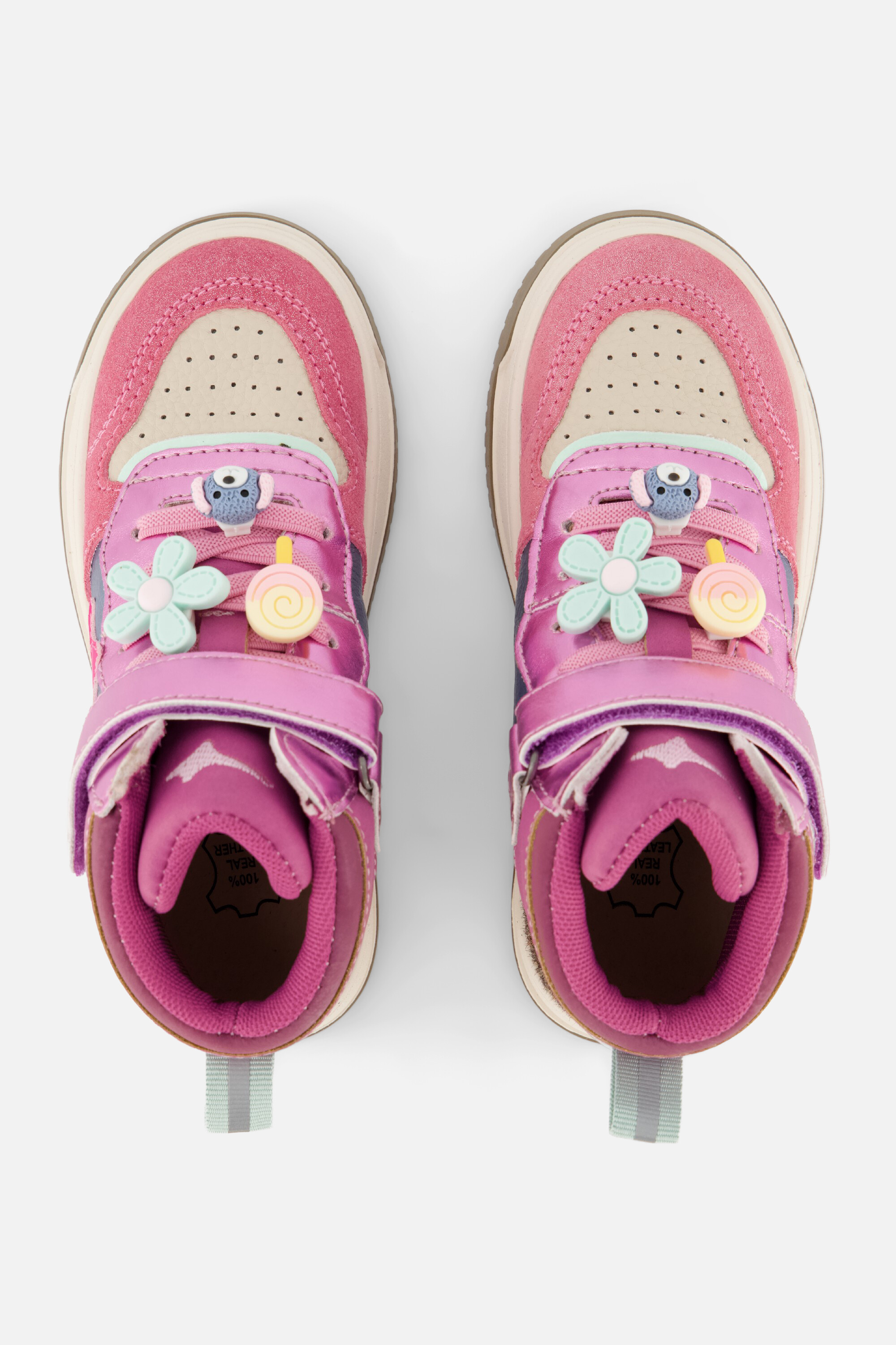 Shoesme New Outsole Sneakers roze Leer afbeelding 2