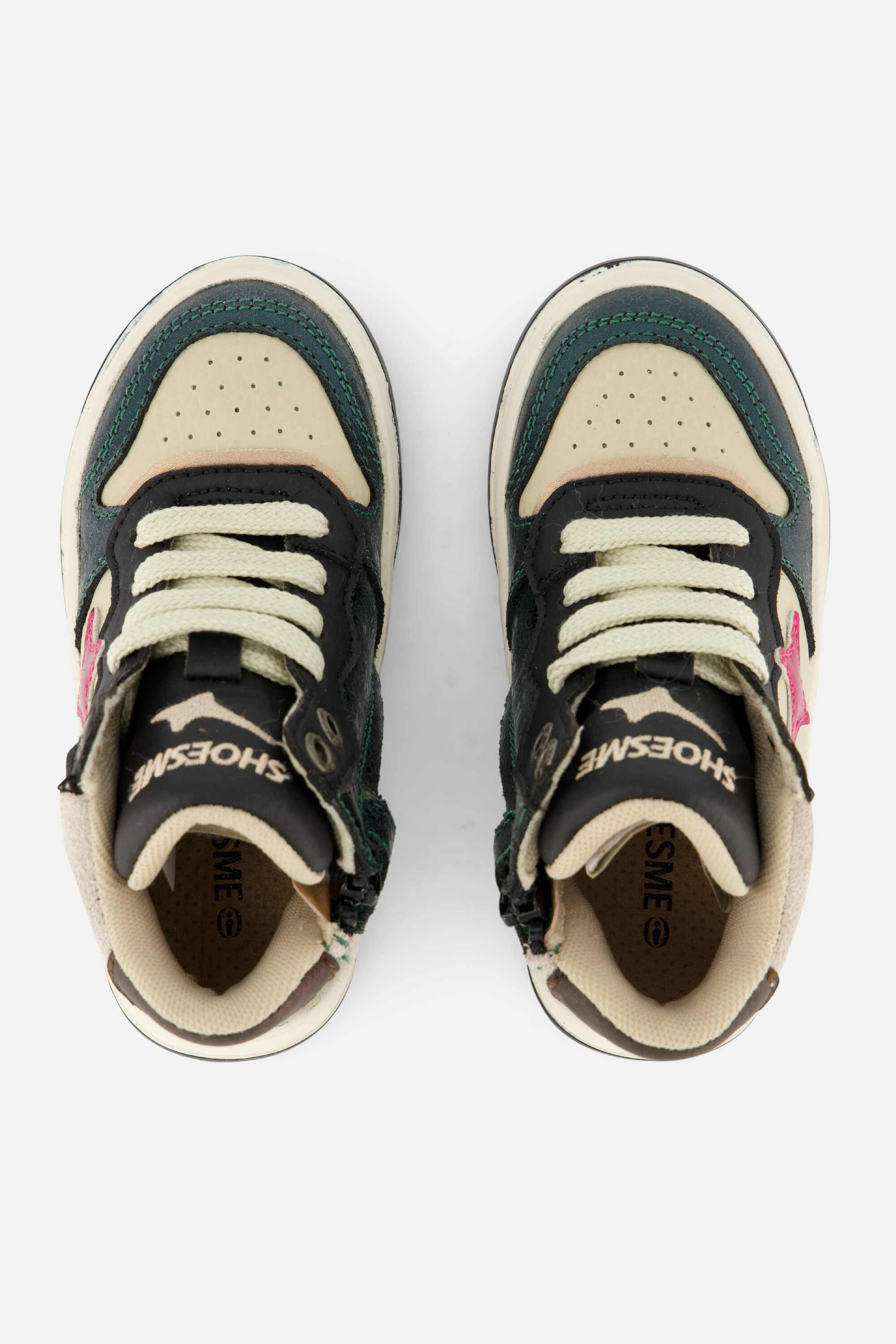 Shoesme Sneakers groen Leer afbeelding 2