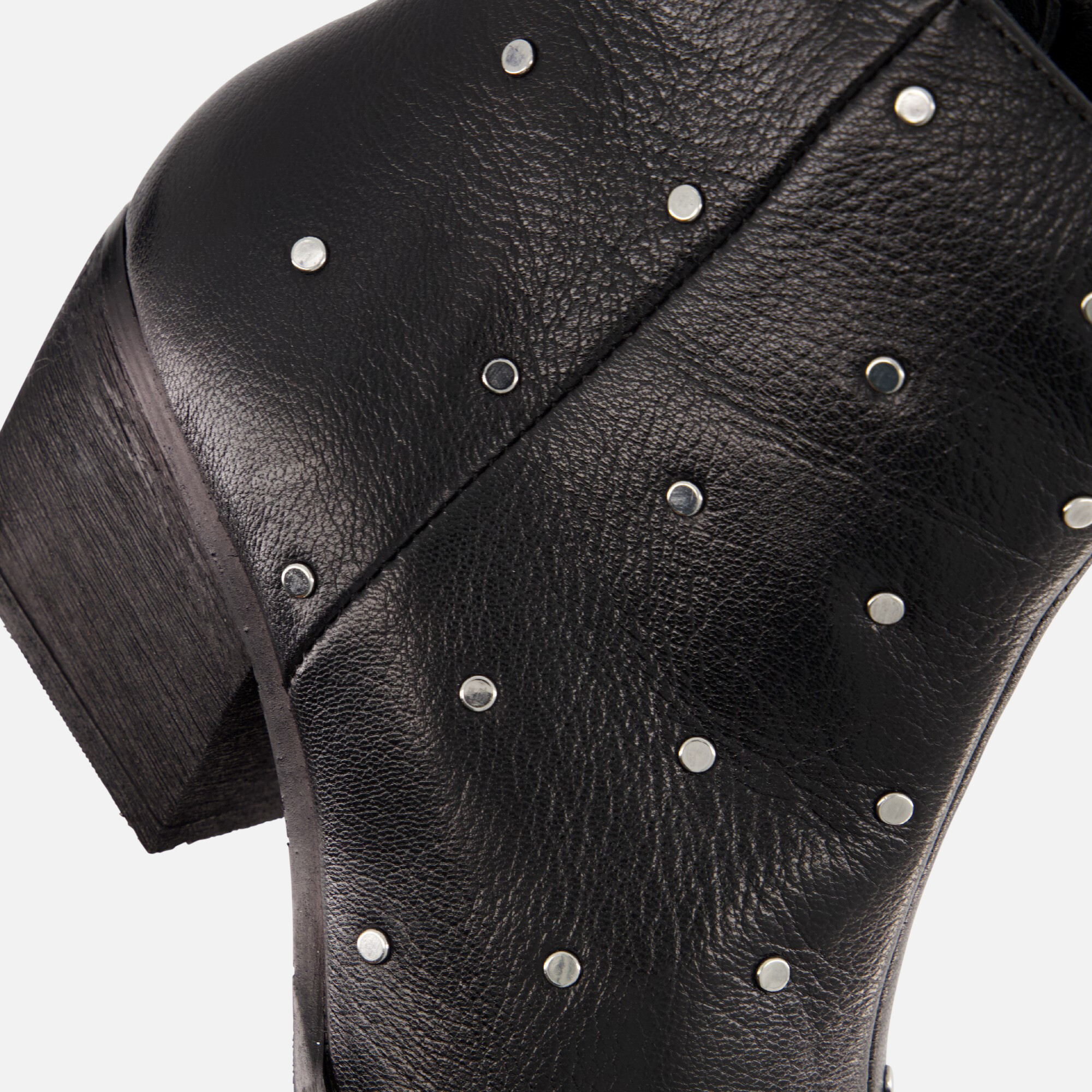 Lazamani Cowboylaarzen zwart Leer afbeelding 4