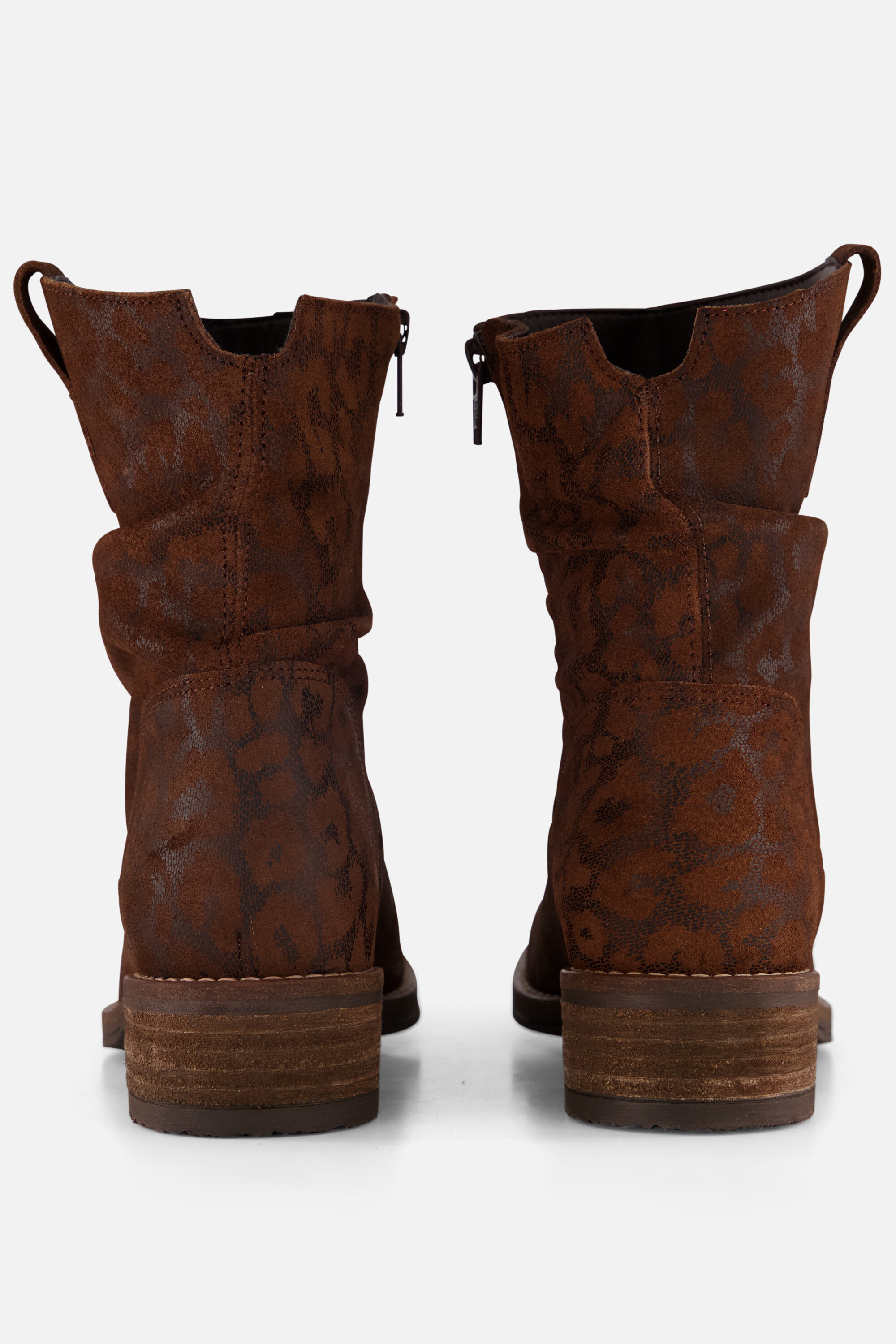 Cellini Plooi Enkellaarsjes bruin Suede afbeelding 2