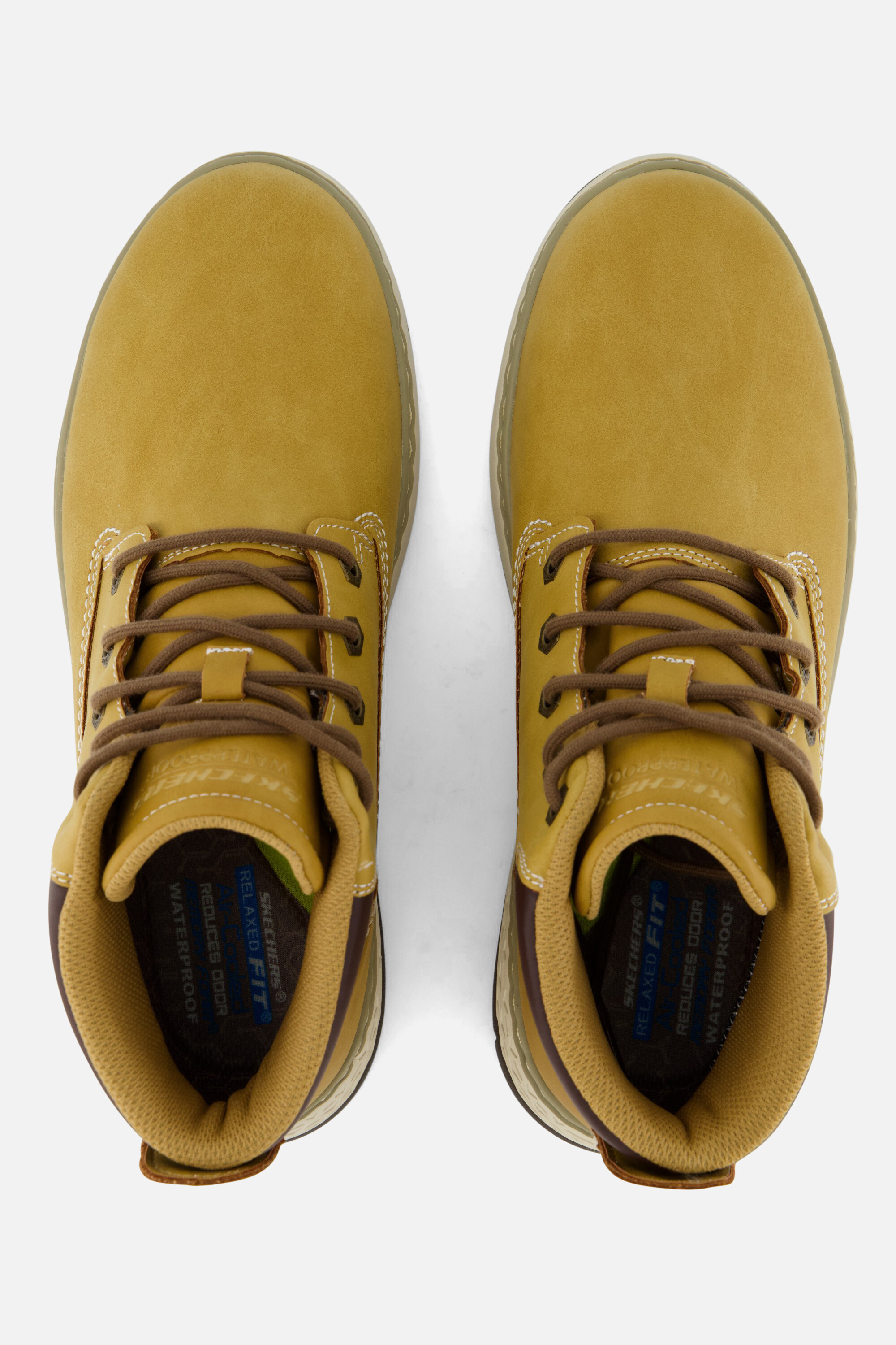 Skechers Garlan Deno Veterschoenen geel afbeelding 2