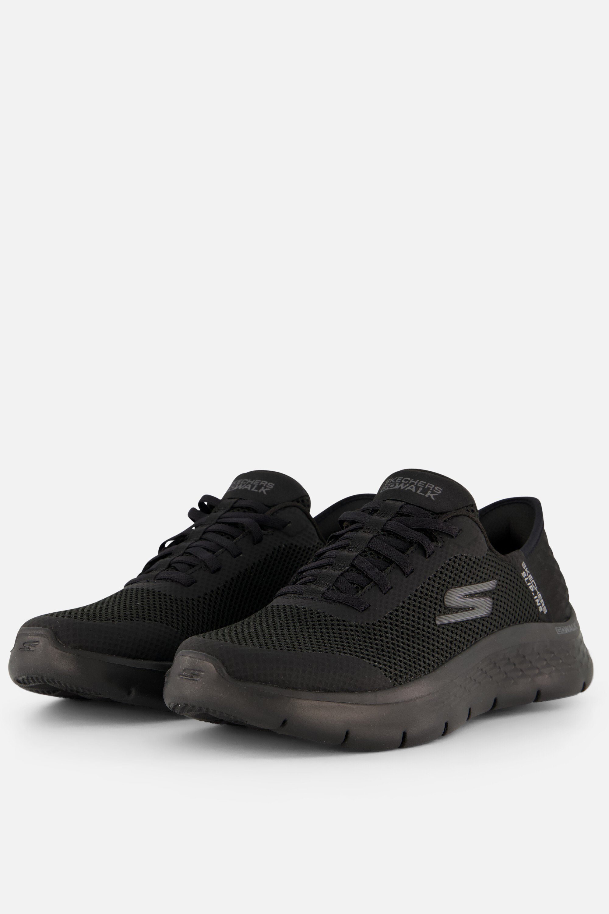 Skechers Slip-ins Go Walk Instappers zwart Textiel afbeelding 2