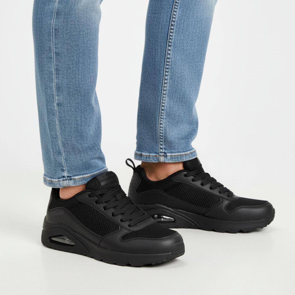 Skechers Skechers Uno Fastime sneakers zwart