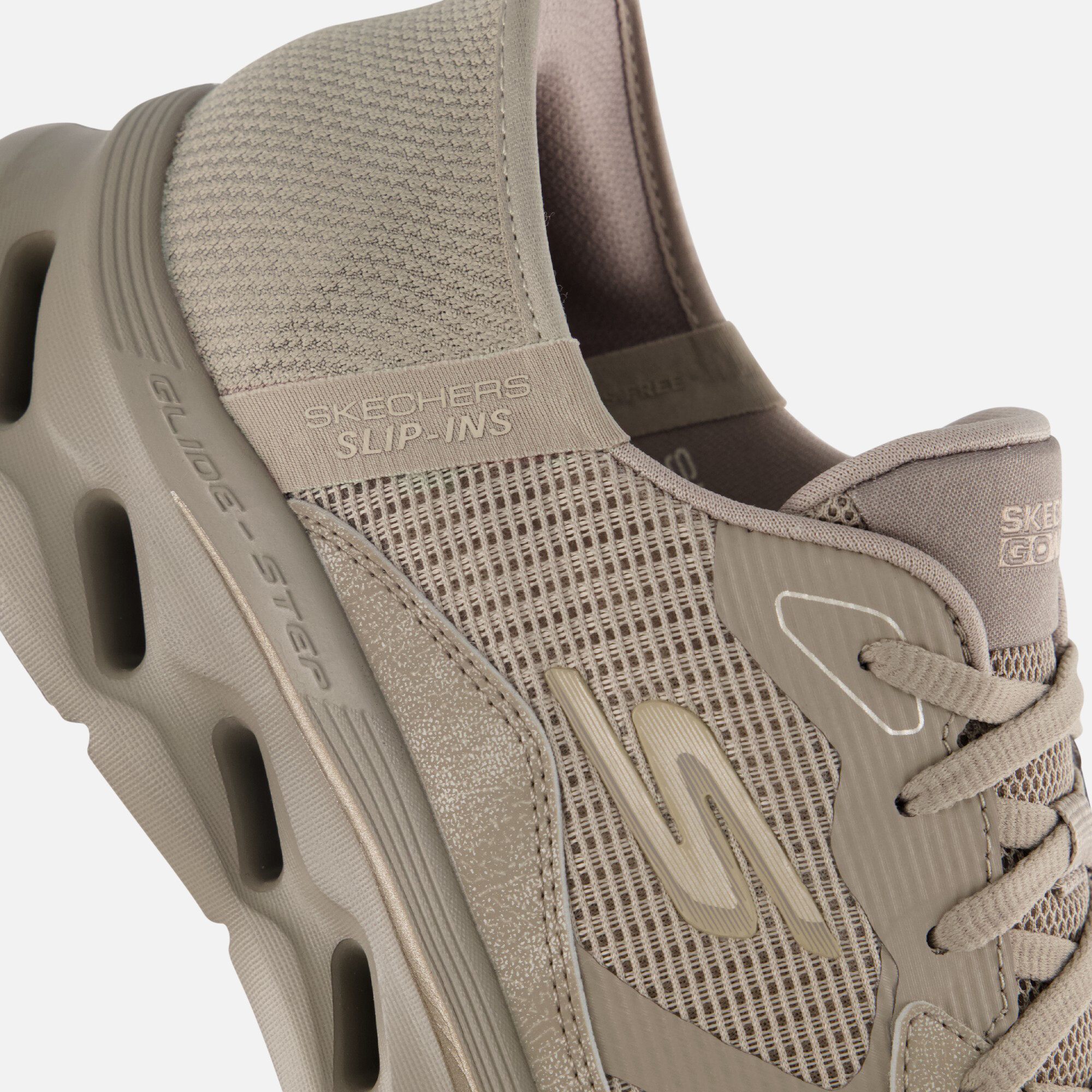 Skechers Go walk Slip-ins Instappers taupe afbeelding 4