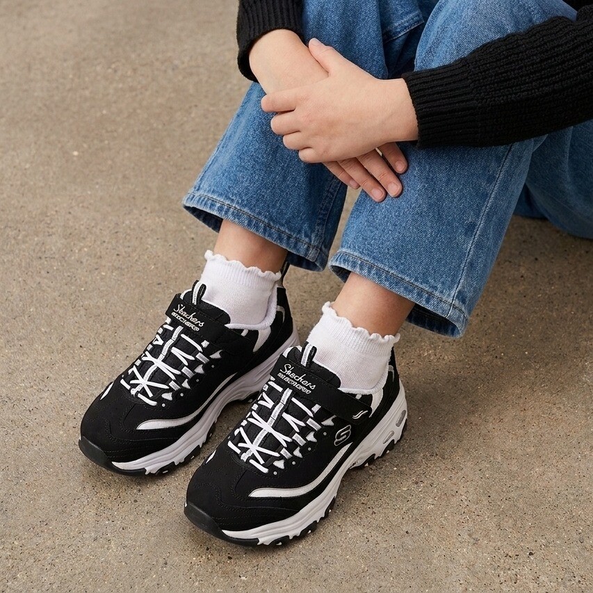 Skechers D'Lites Sneakers zwart