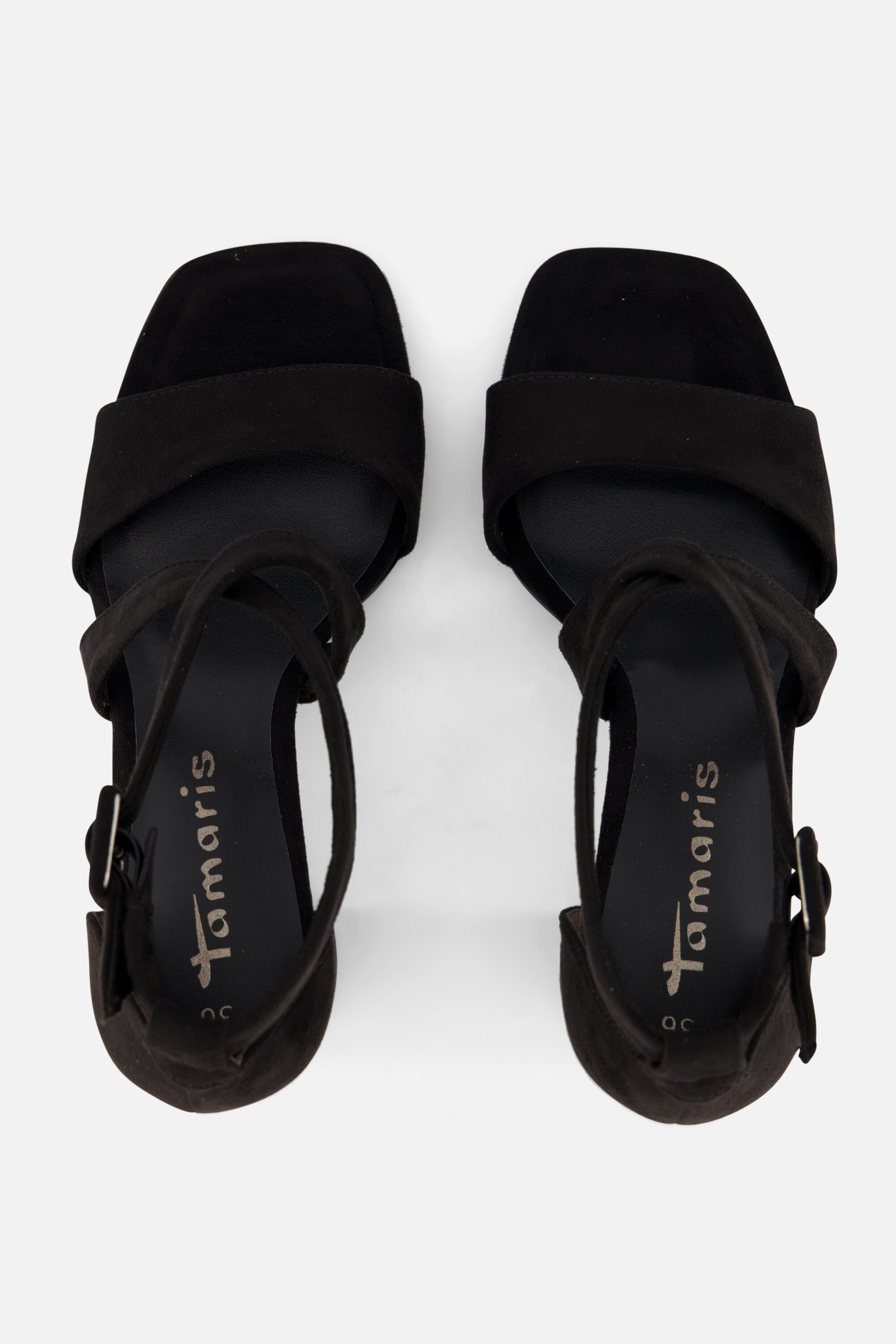 Tamaris Sandalen zwart Textiel afbeelding 2