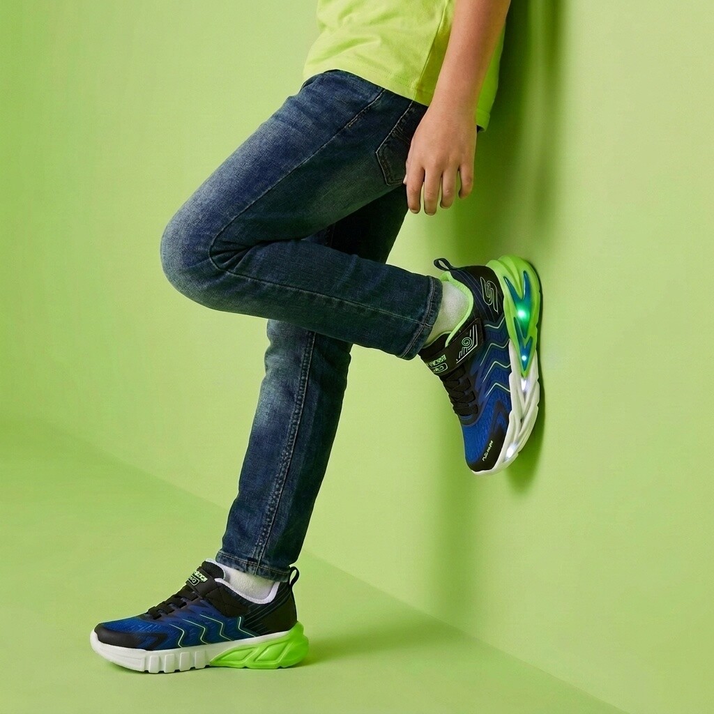 Skechers Skechers Flex Glow Ultra Sneakers blauw