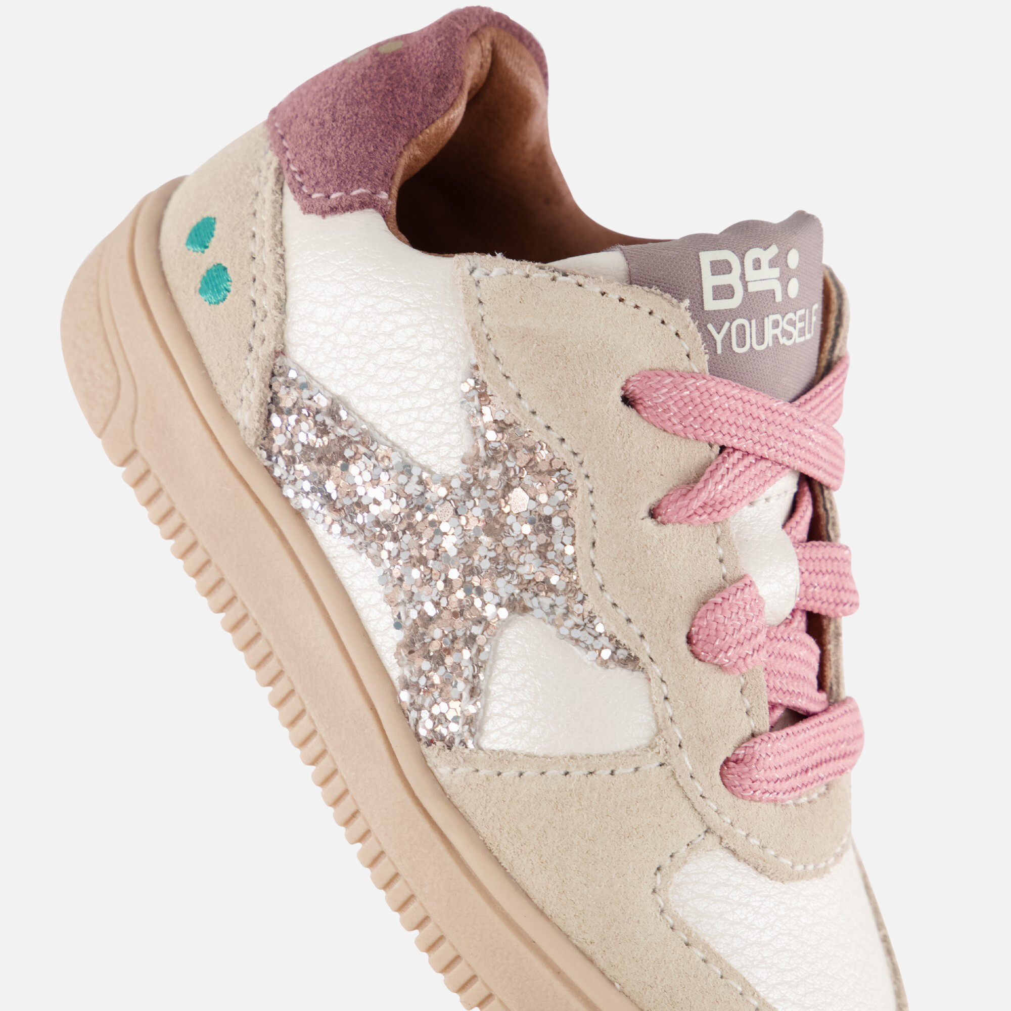 BunniesJR Flex Monica Mellow Sneakers roze Leer afbeelding 4