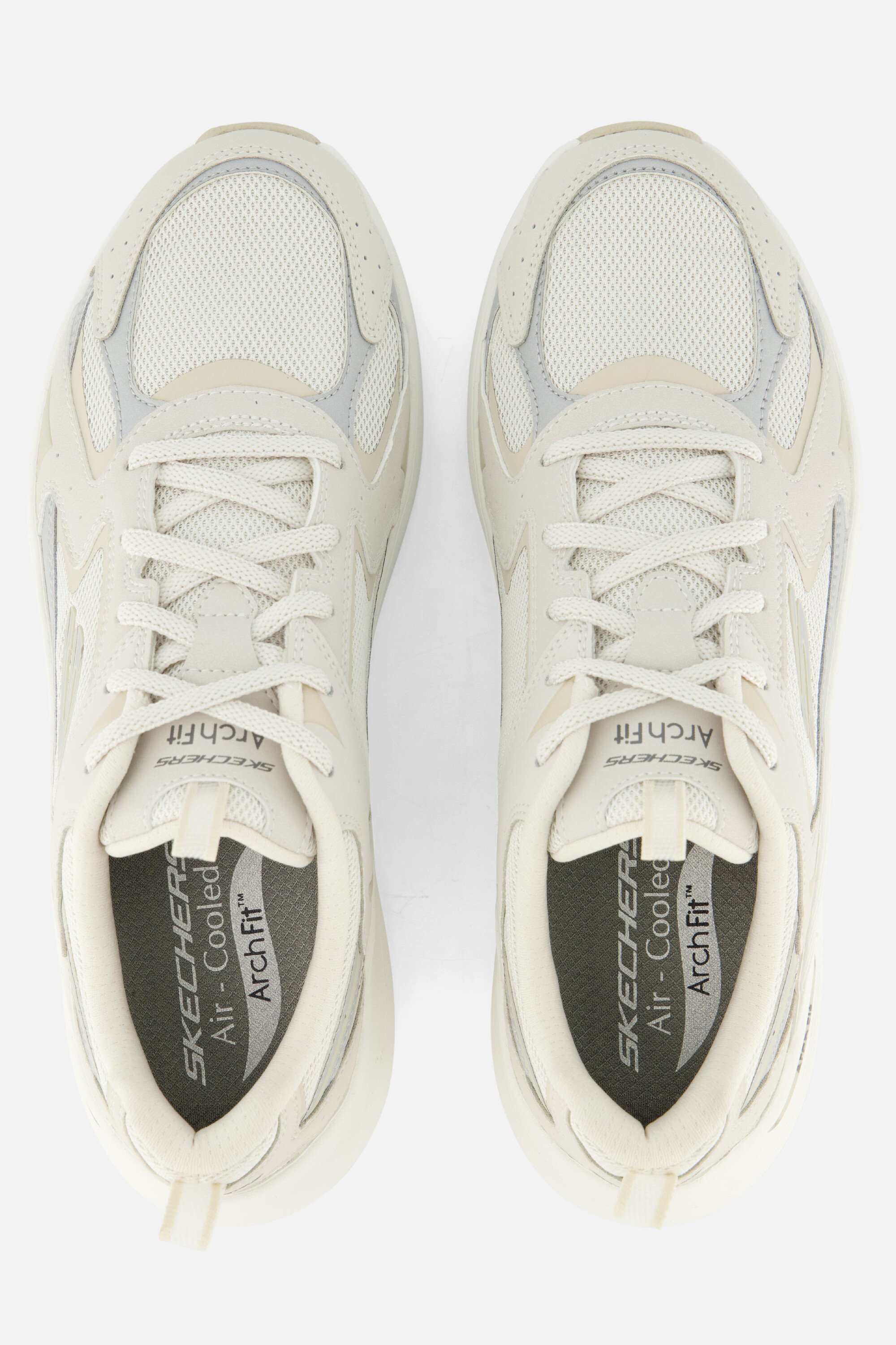 Skechers Arch Fit 2.0 Sneakers beige Textiel afbeelding 2