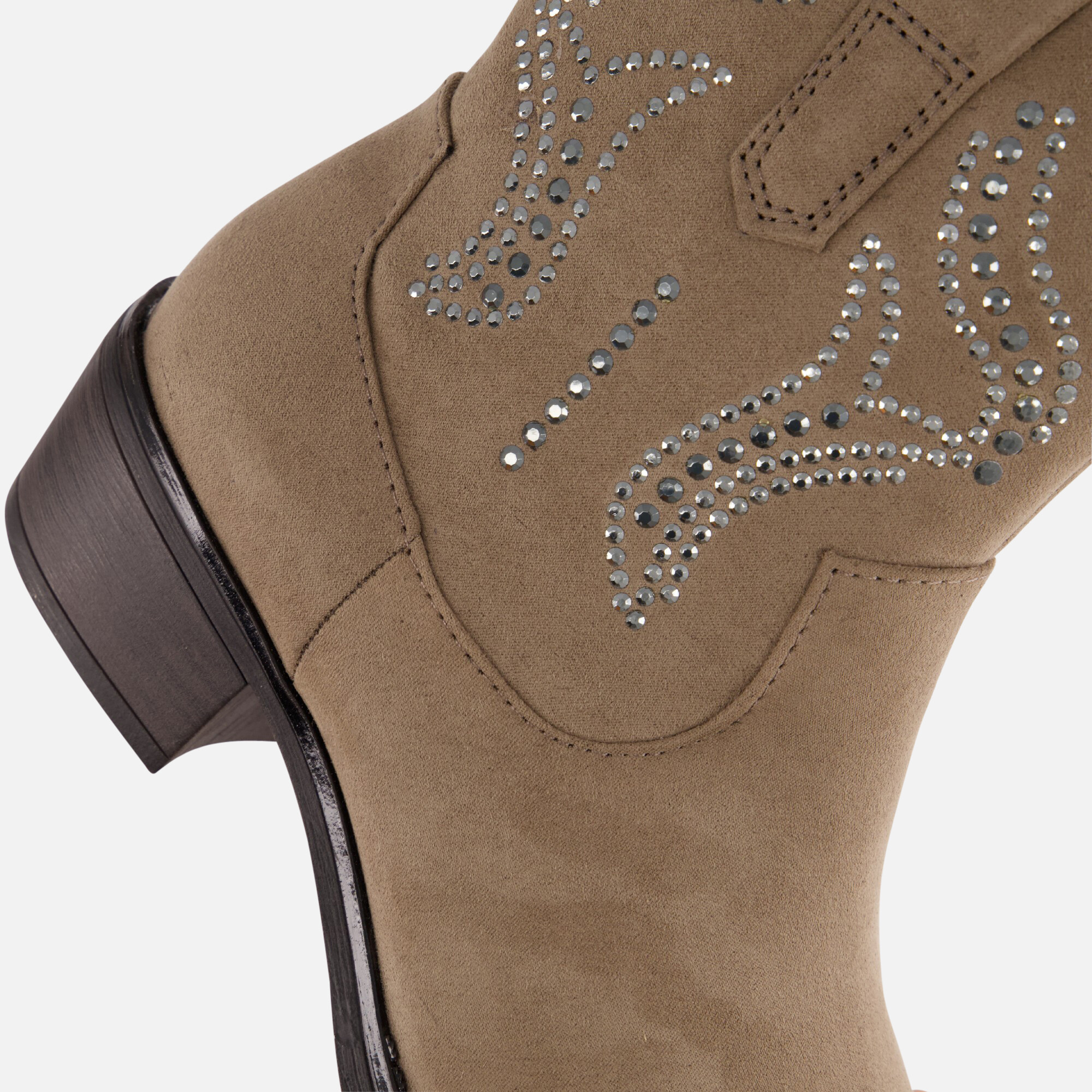 Marco Tozzi Cowboylaarzen taupe Textiel afbeelding 4