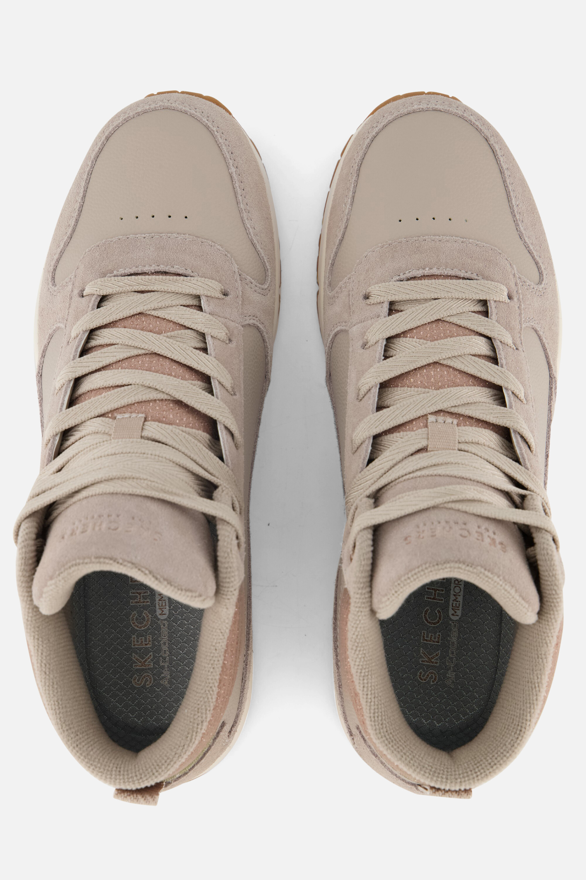 Skechers Uno veterboots beige afbeelding 2