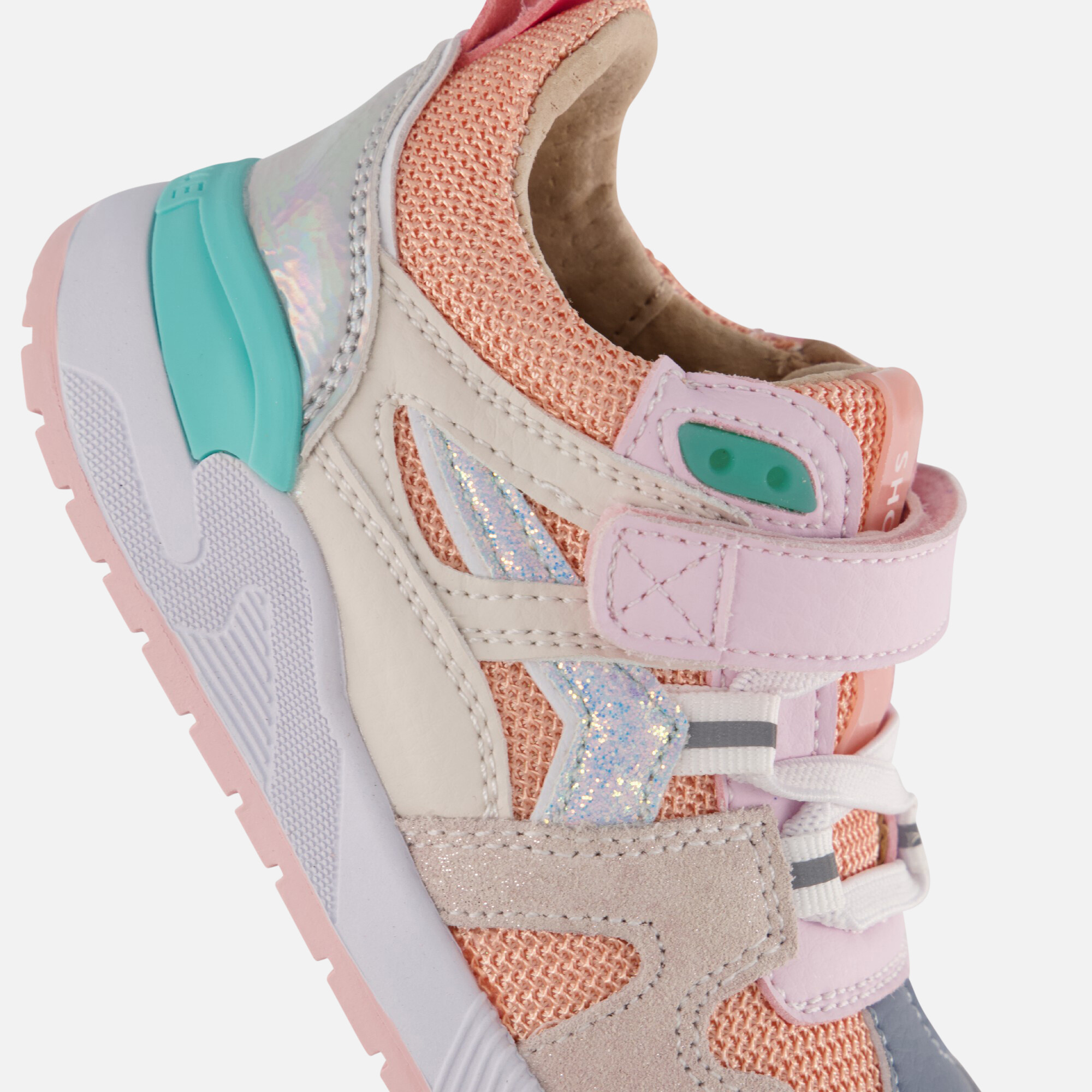 Shoesme Trainer Sneakers roze Leer afbeelding 4