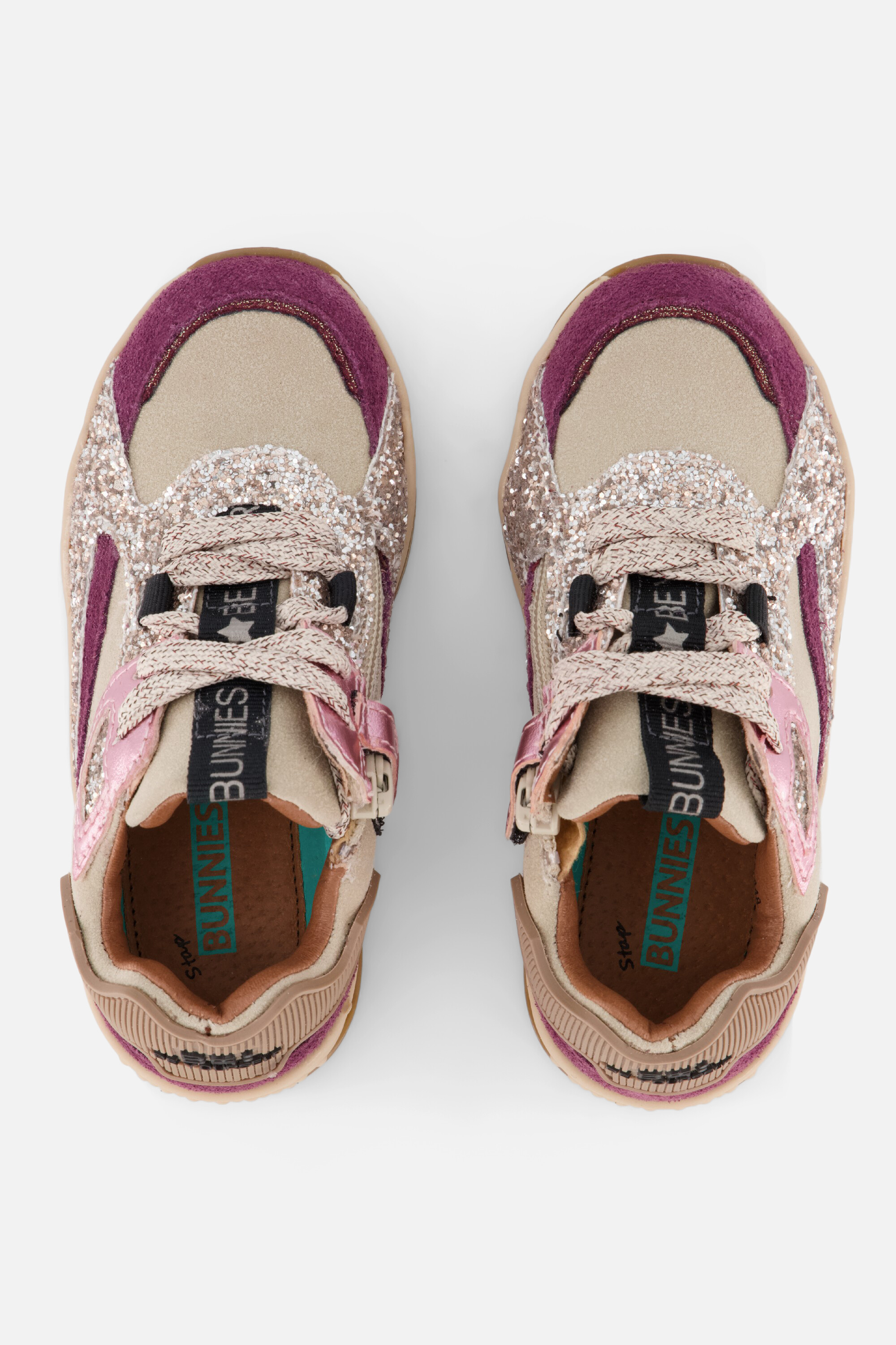 BunniesJR Ciske Chunky Sneakers bordeaux Leer afbeelding 2