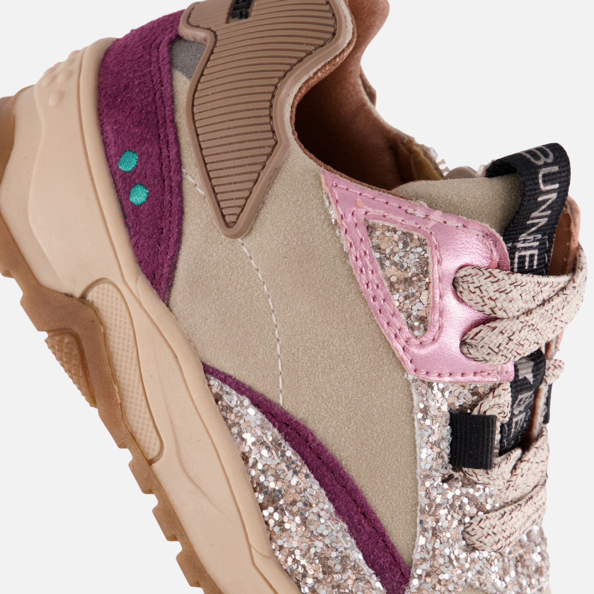 BunniesJR Ciske Chunky Sneakers bordeaux Leer afbeelding 4