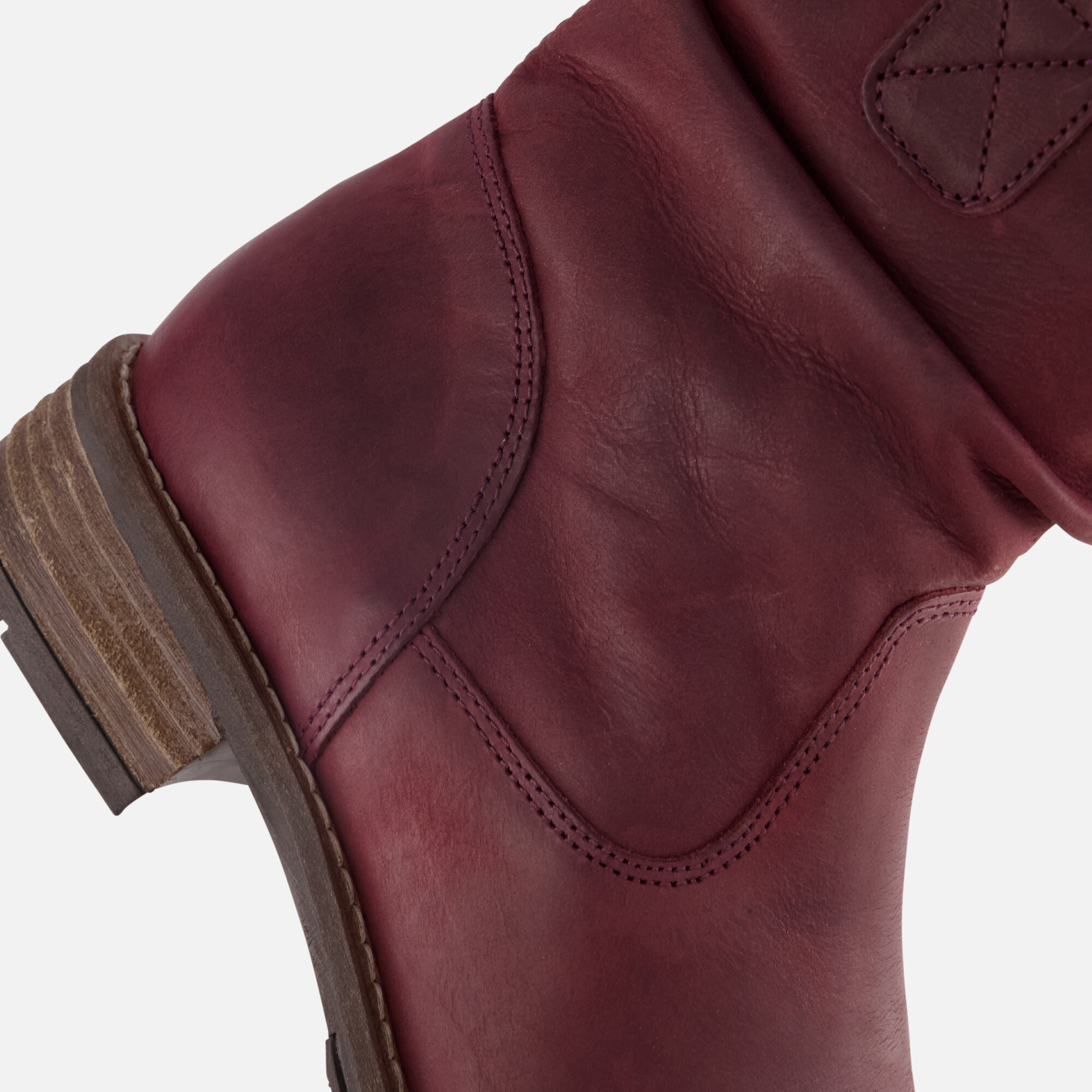 Cellini Plooi Enkellaarsjes rood Nubuck afbeelding 4