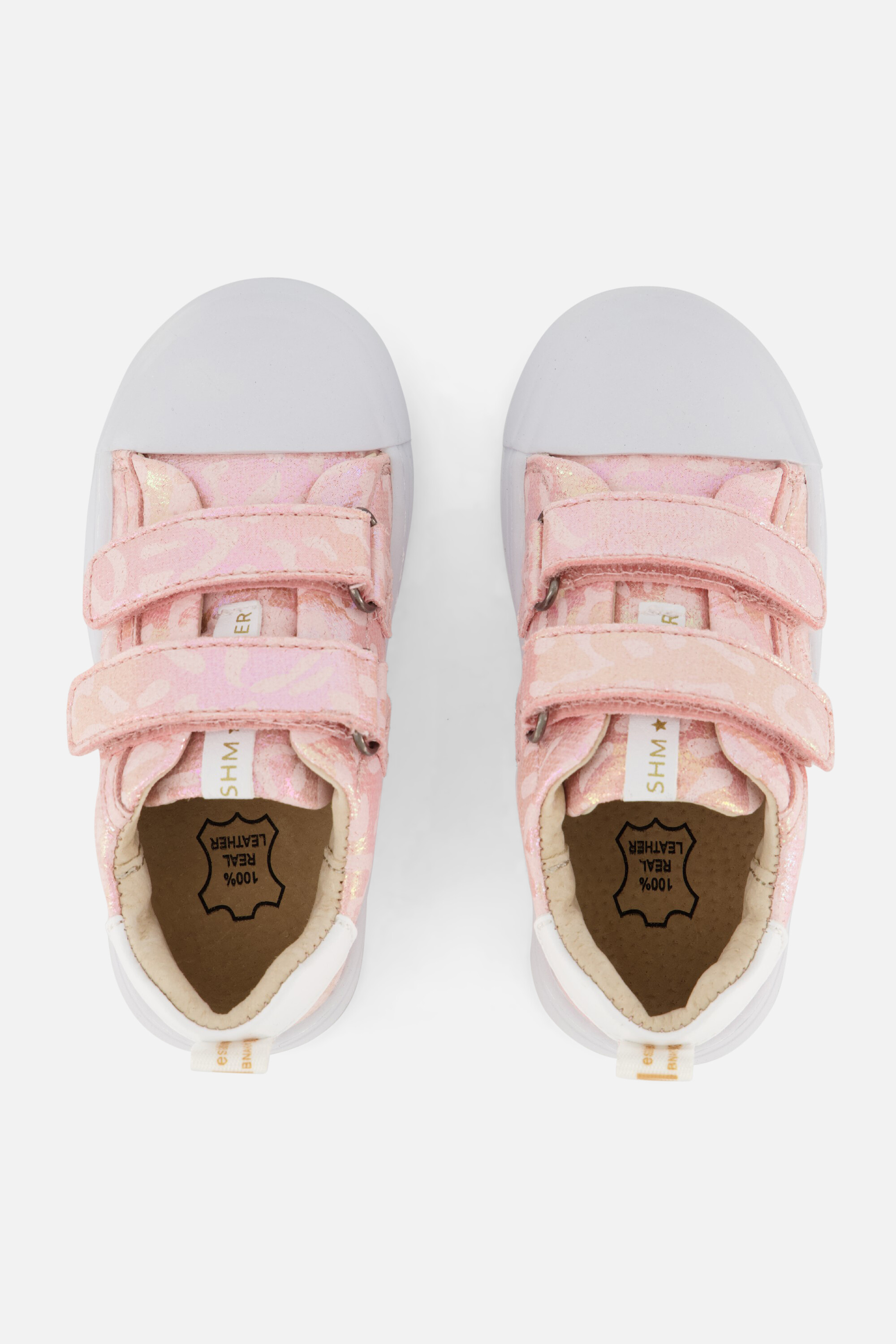 Shoesme Velcro Sneakers roze Leer afbeelding 2