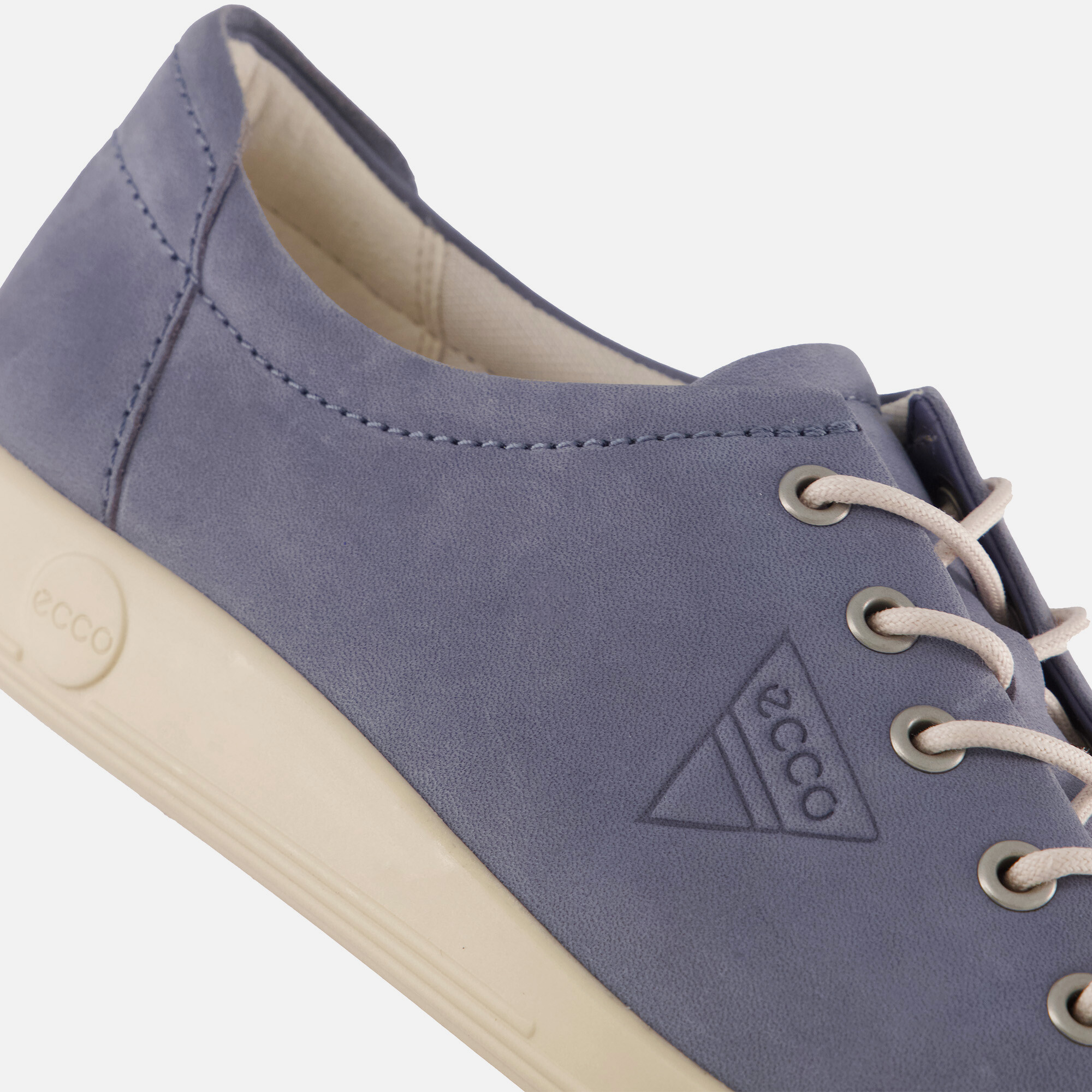 Ecco Soft 2.0 W Veterschoenen blauw Nubuck afbeelding 4