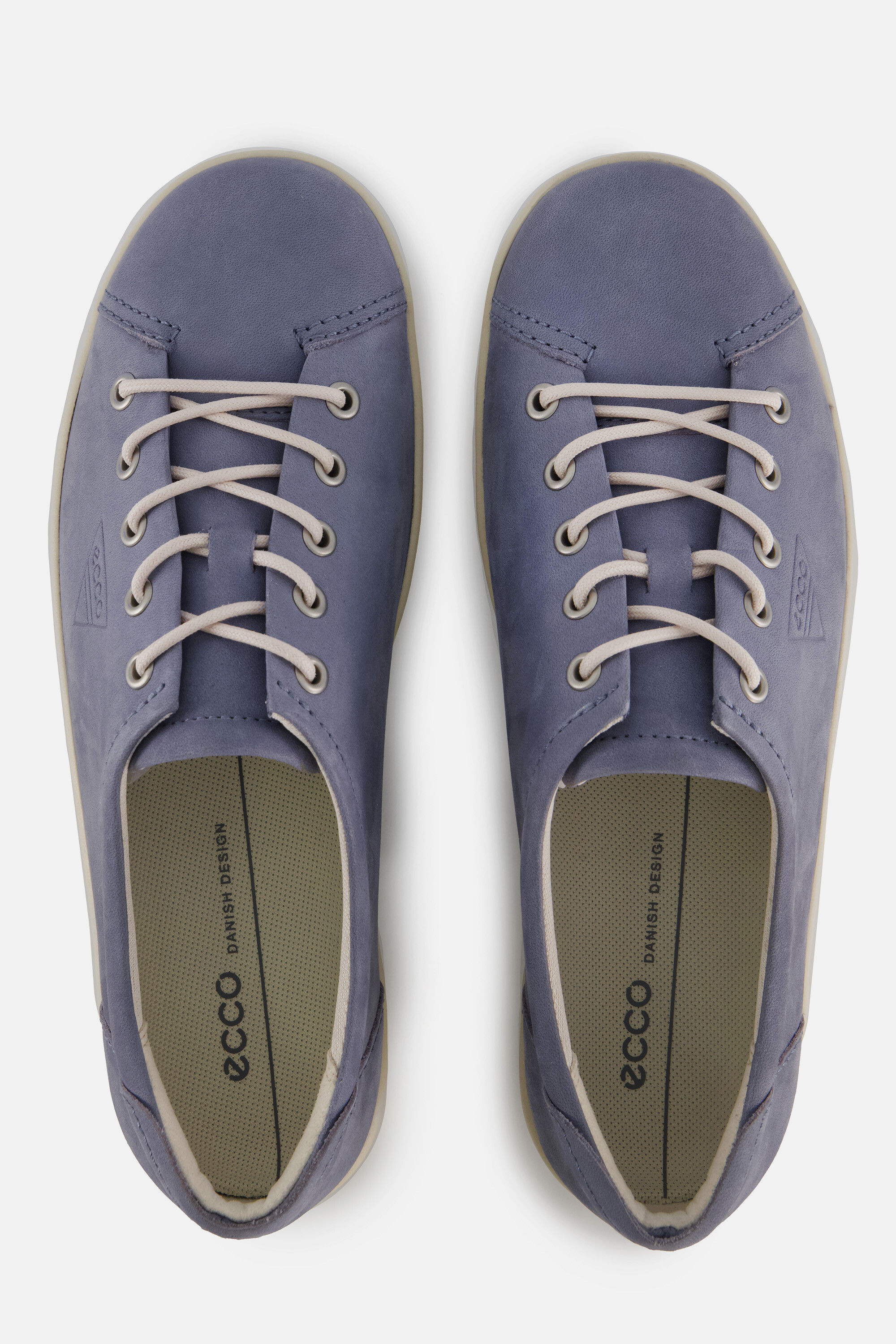 Ecco Soft 2.0 W Veterschoenen blauw Nubuck afbeelding 2