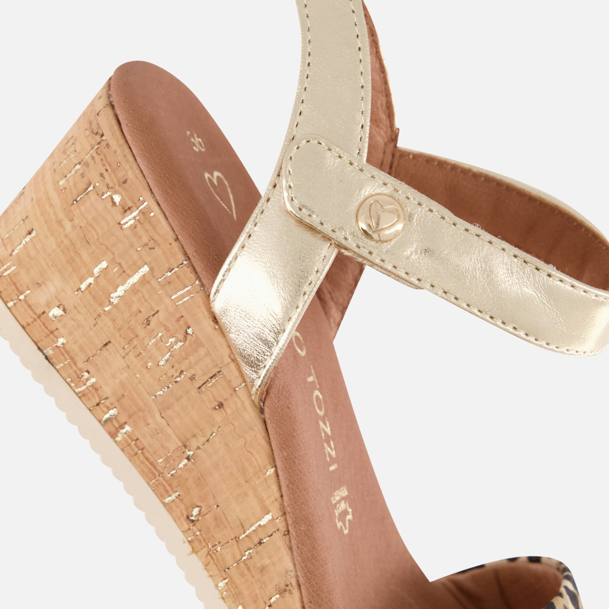 Marco Tozzi Sandalen met hak beige Synthetisch afbeelding 3